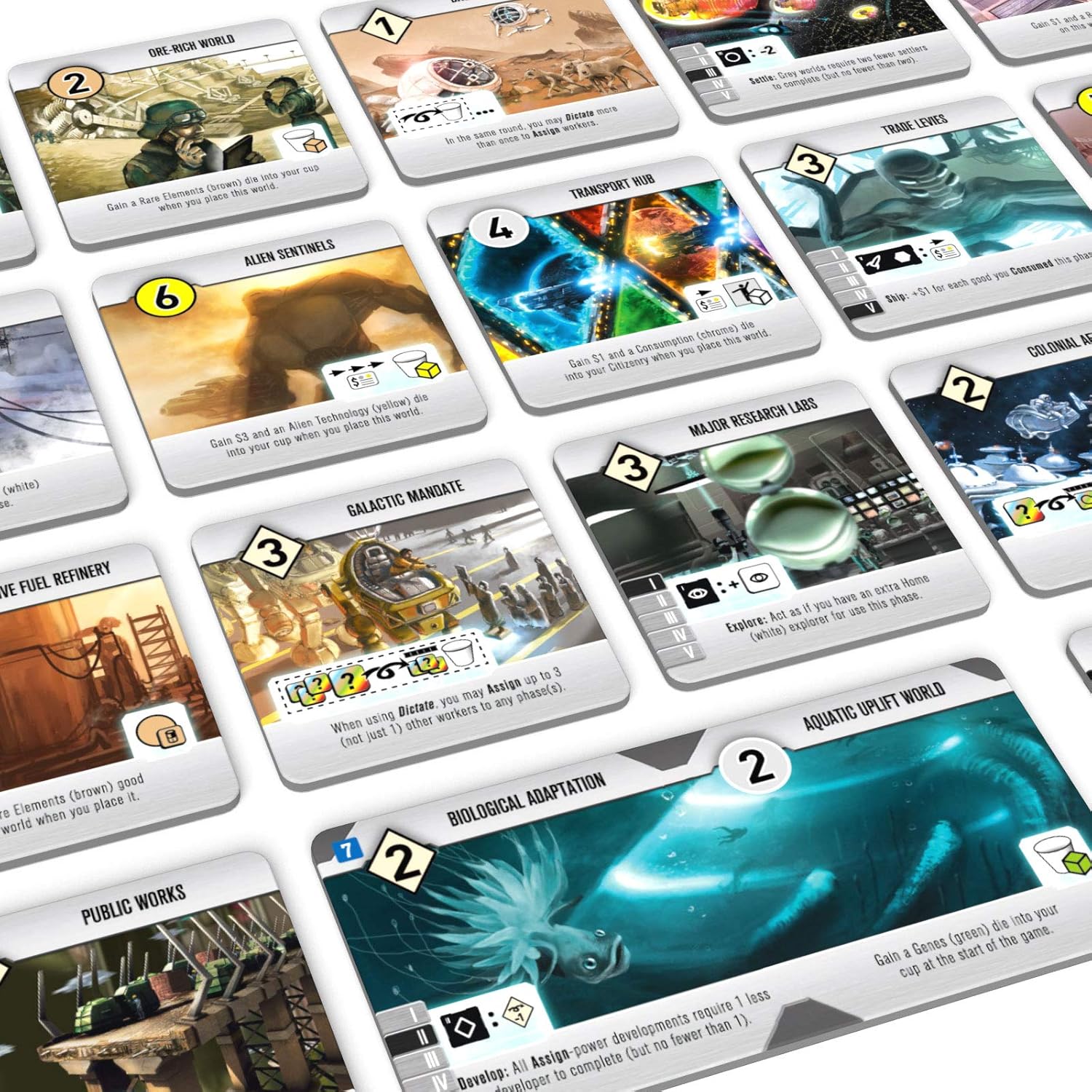 Rio Grande Games Roll for the Galaxy Würfel-Brettspiel 5