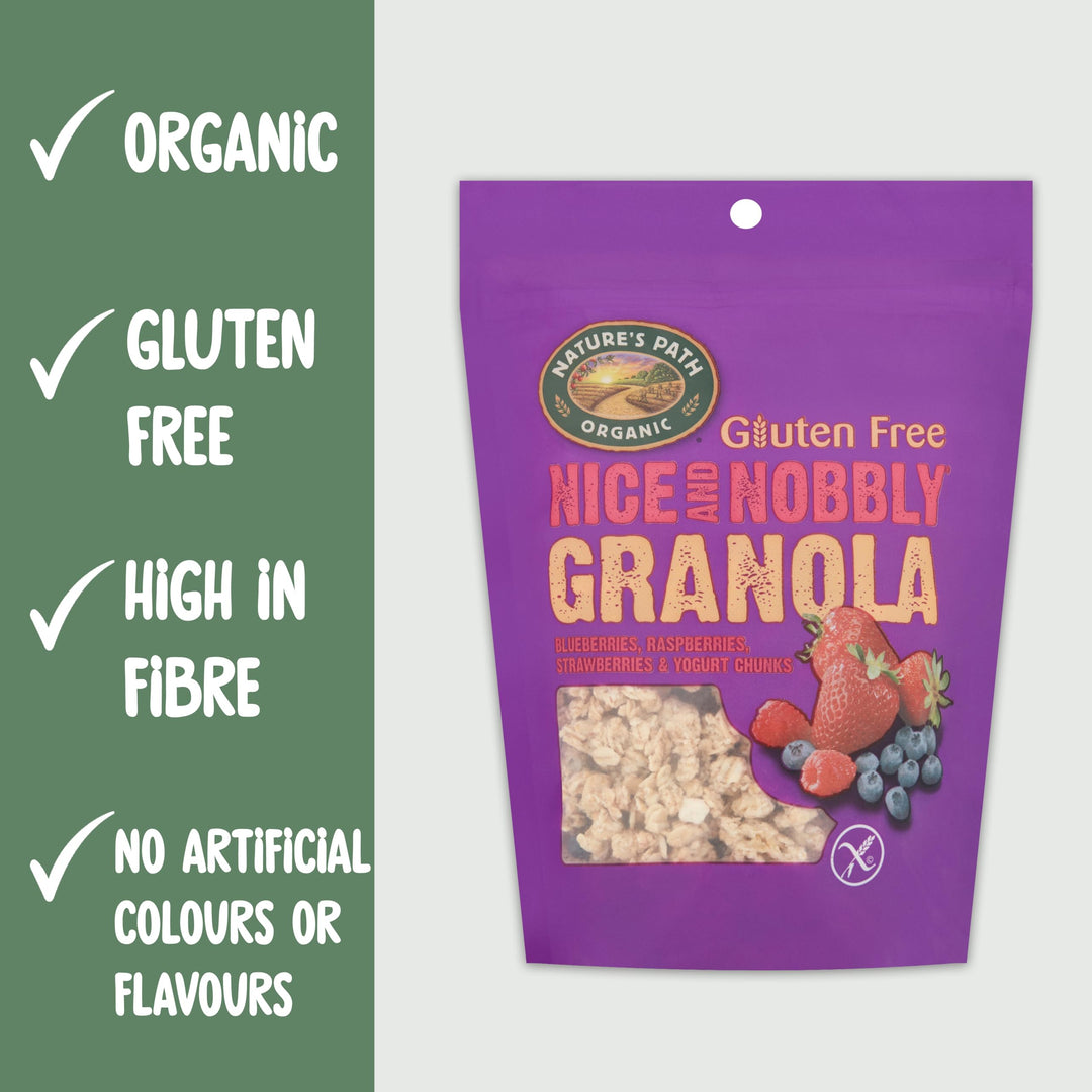Nature's Path Organic Gluten Free Berry Granola with Yogurt Chunks 300g