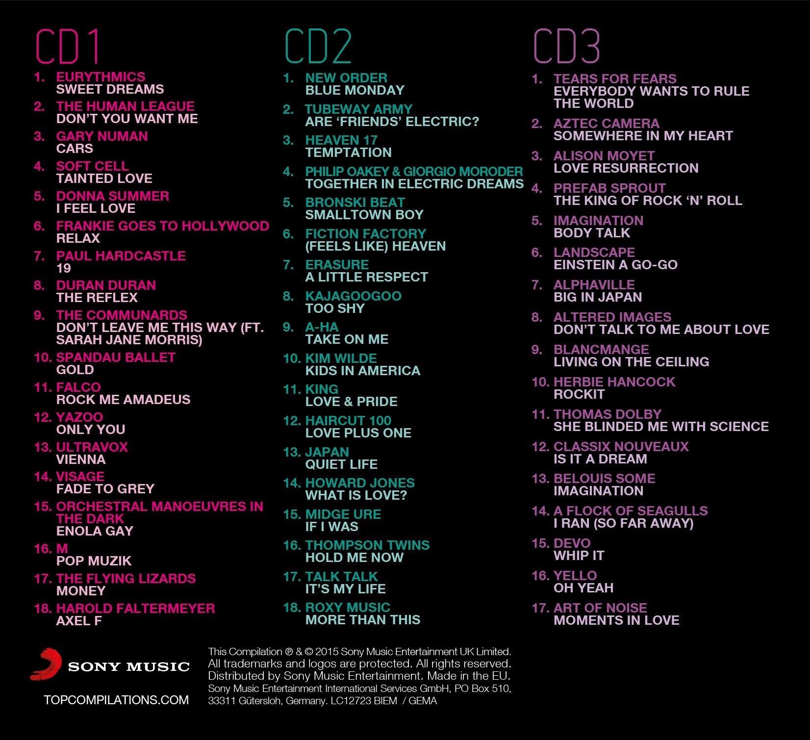 Synth Pop - Various Artists [Audio CD] 3