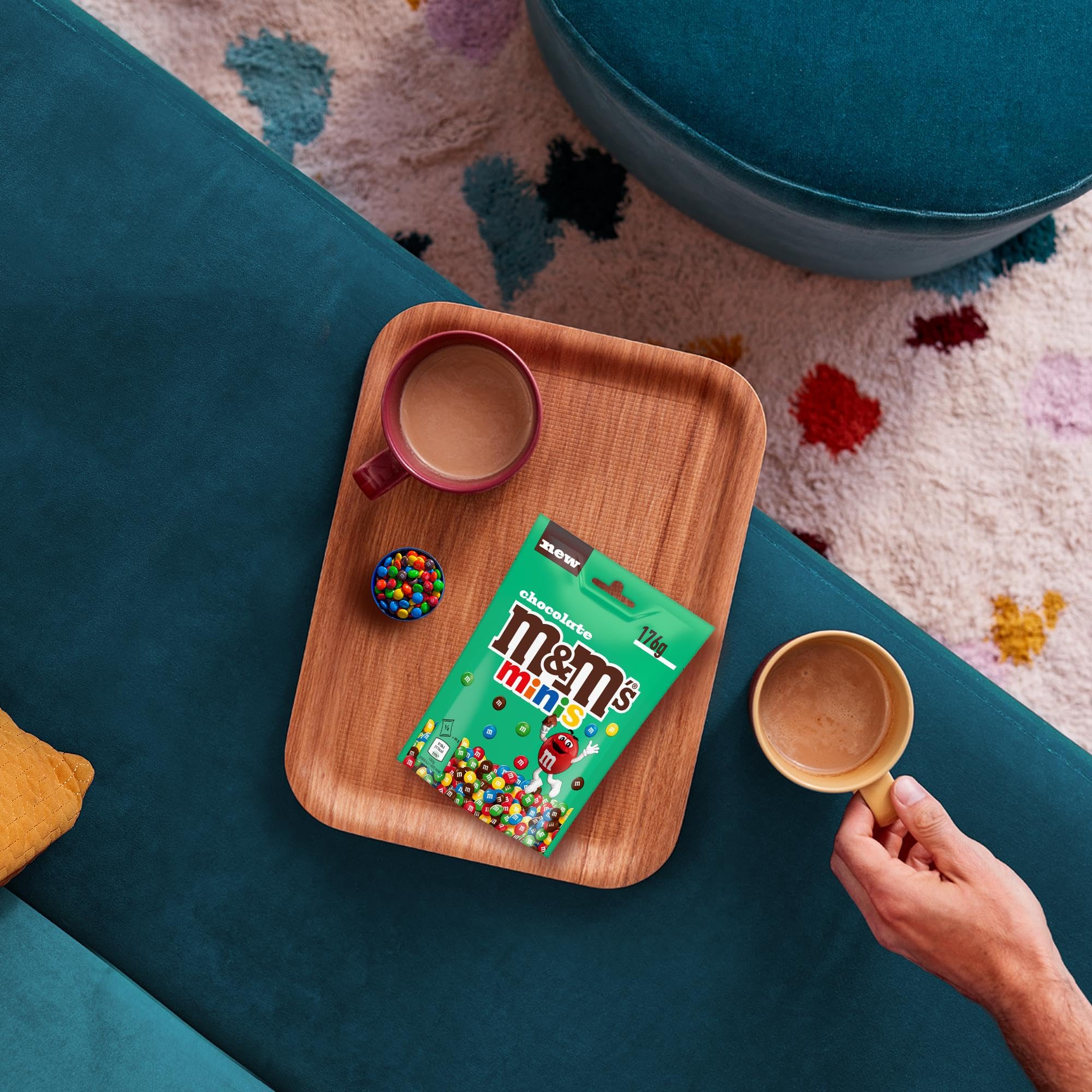 M&amp;M'S Minis Milchschokolade im Beutel, 177 g – Schokoladensnack zum Teilen zum Verschenken und Naschen 6