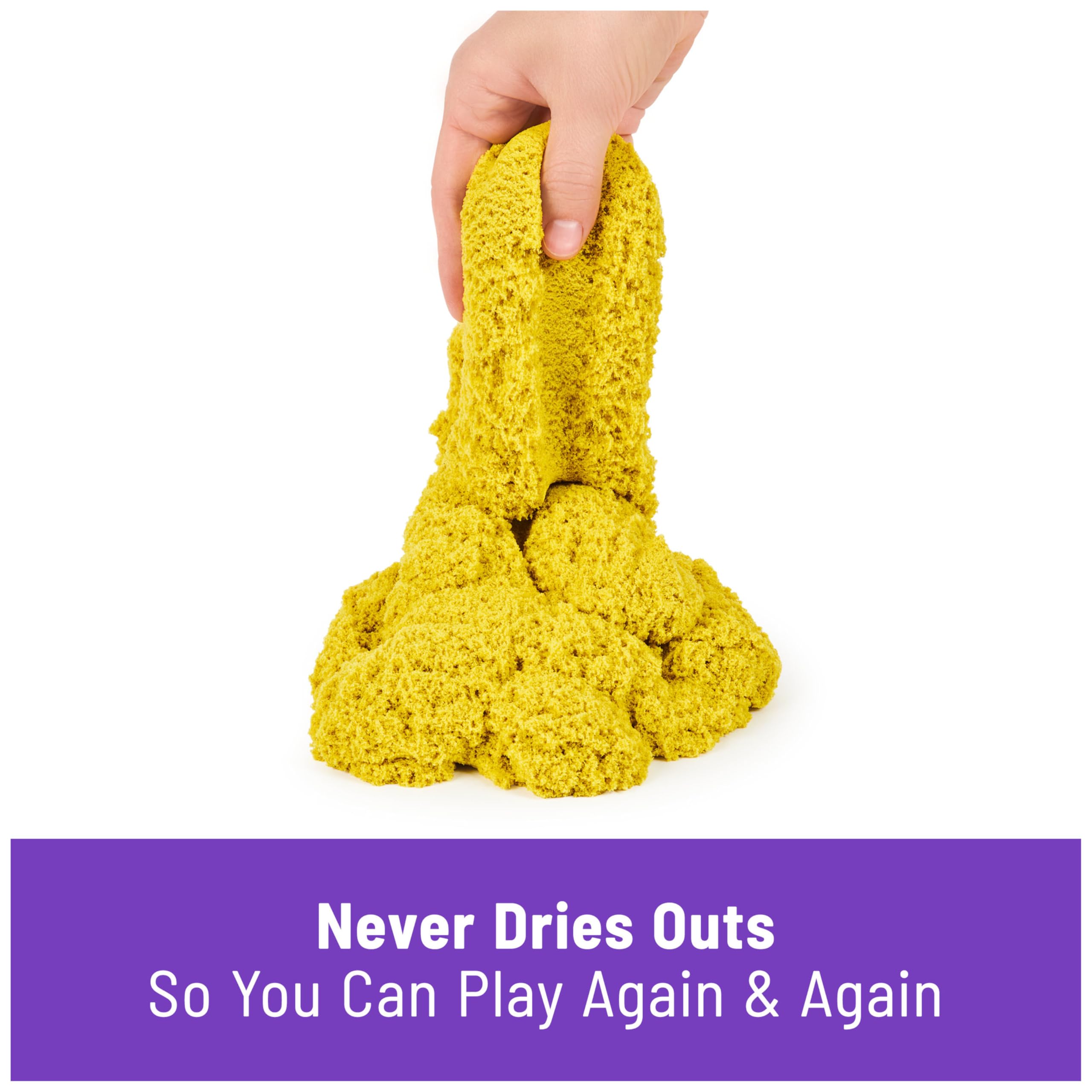 Kinetic Sand Castle Containers 10-Colour Pack | Non-Toxic Sensory Play Sand for Ages 3+ 3