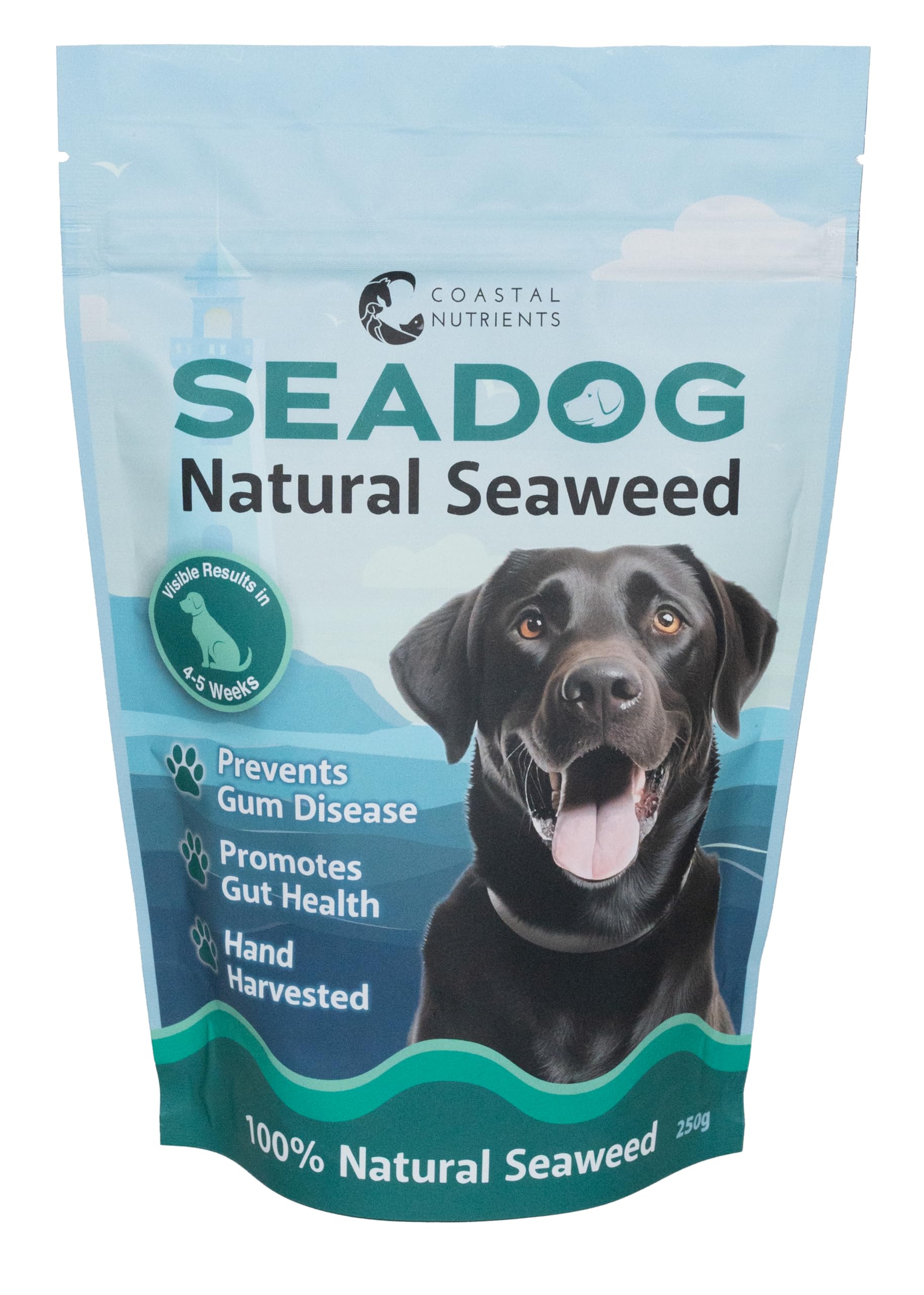 Coastal Nutrients Sea Dog Dental Powder for Dogs - Oral Hygiene & Gut Health | 250 g