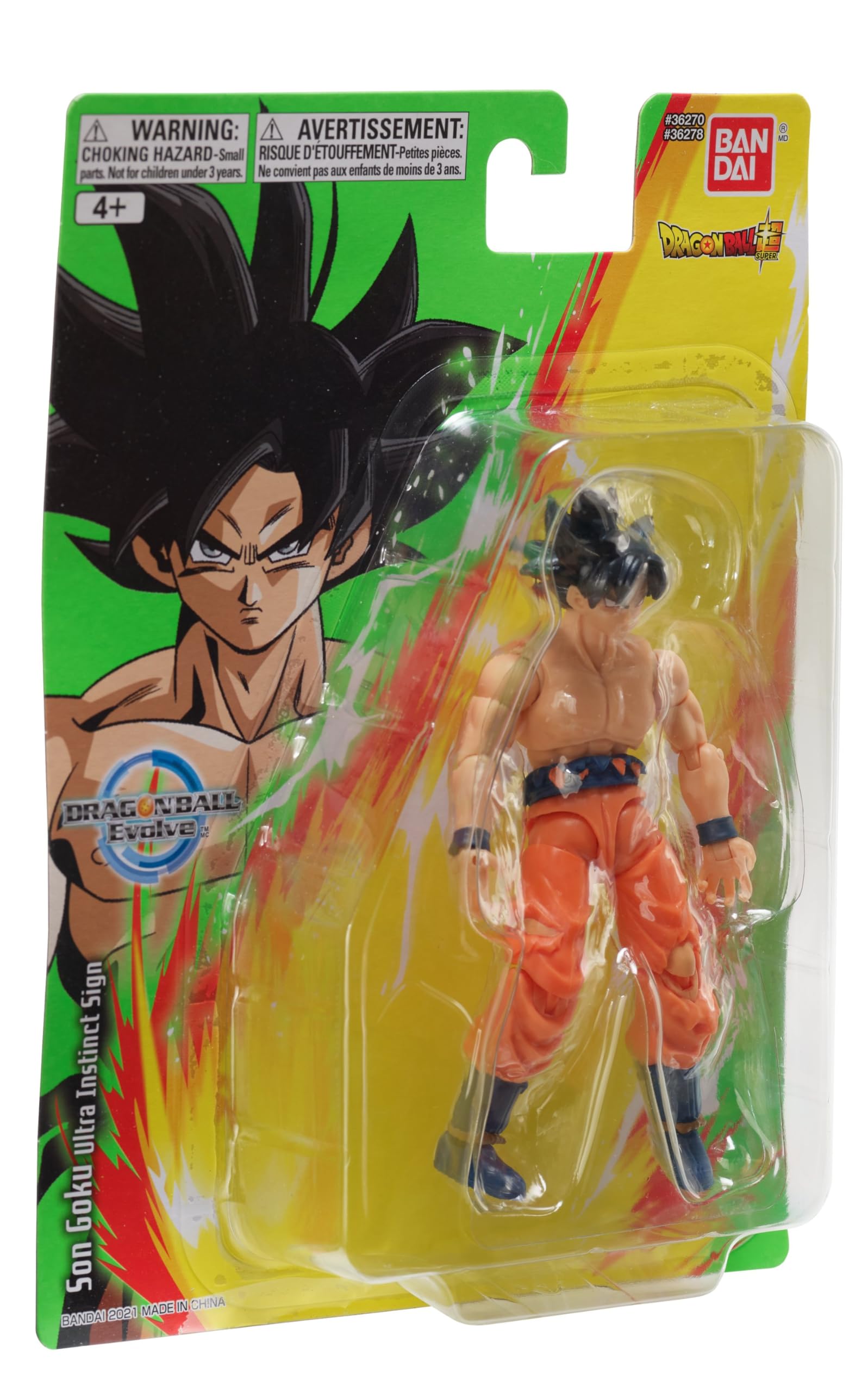 Bandai Dragon Ball Evolve Ultra Instinct Goku Action Figure - 12.5cm | Highly Articulated | Plastic 4