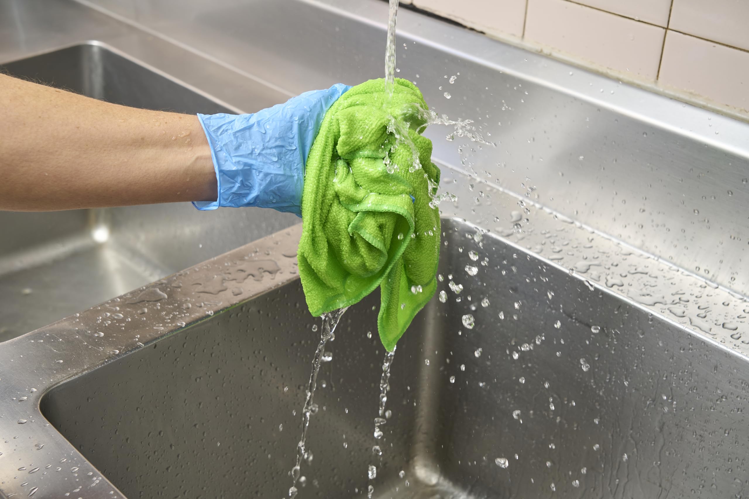 Spontex Specialist Microfibre Cloths - Pack of 10 | XL Size 38x40cm | Machine Washable 2