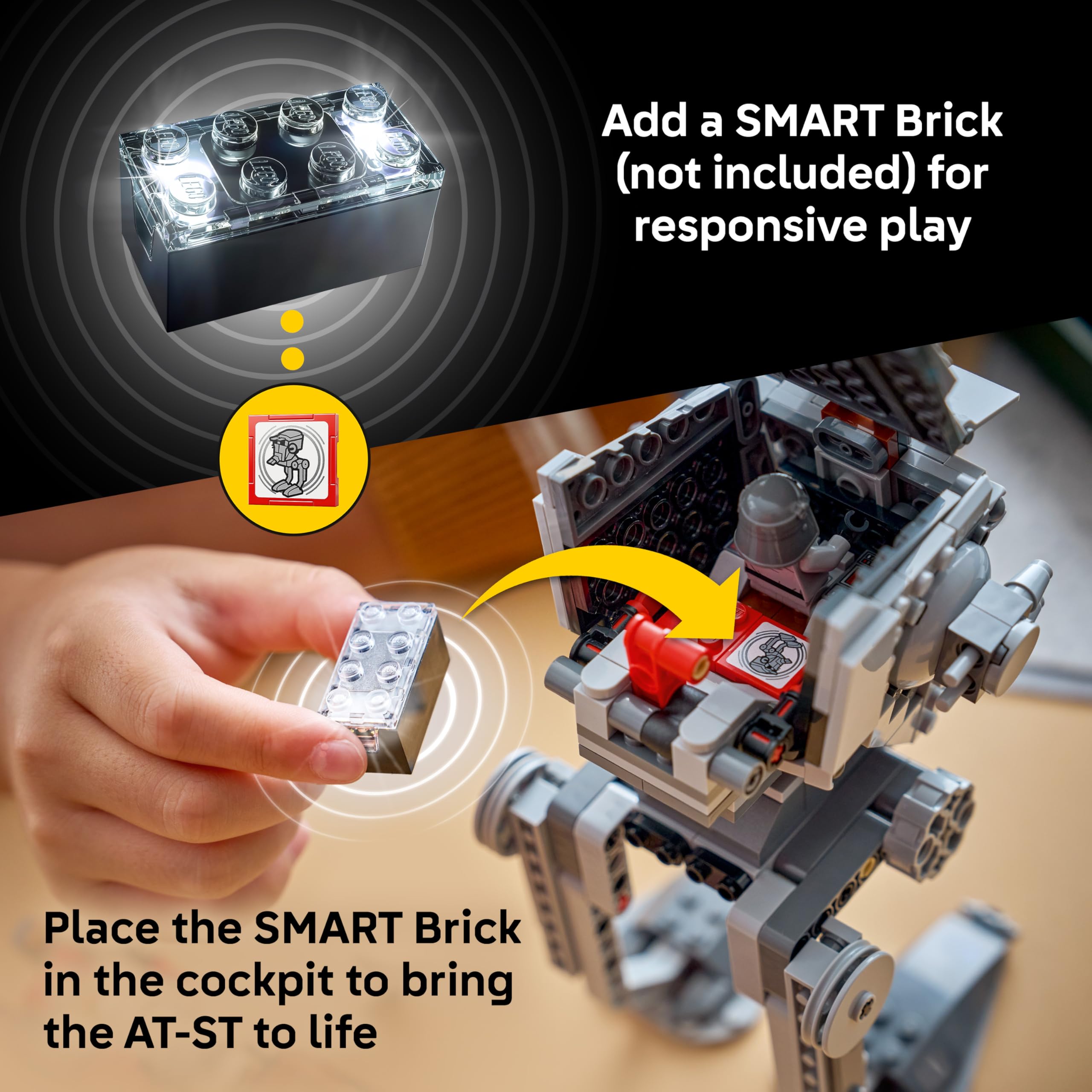 LEGO Star Wars 75424 SMART Play: AT-ST Attack on Endor Building Set | Ages 8+ 5