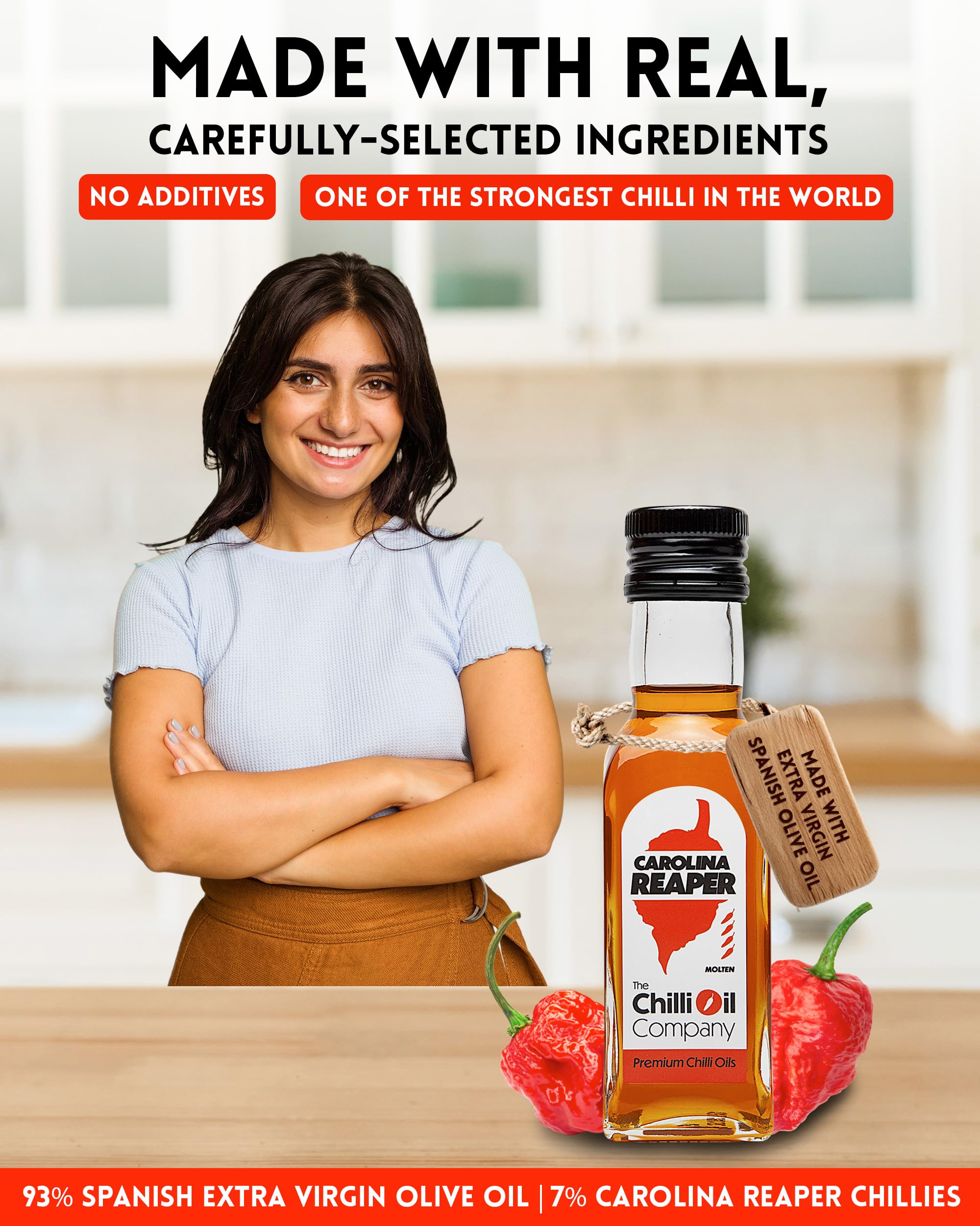 The Chilli Oil Company - Carolina Reaper Chilli Oil 125ml 4