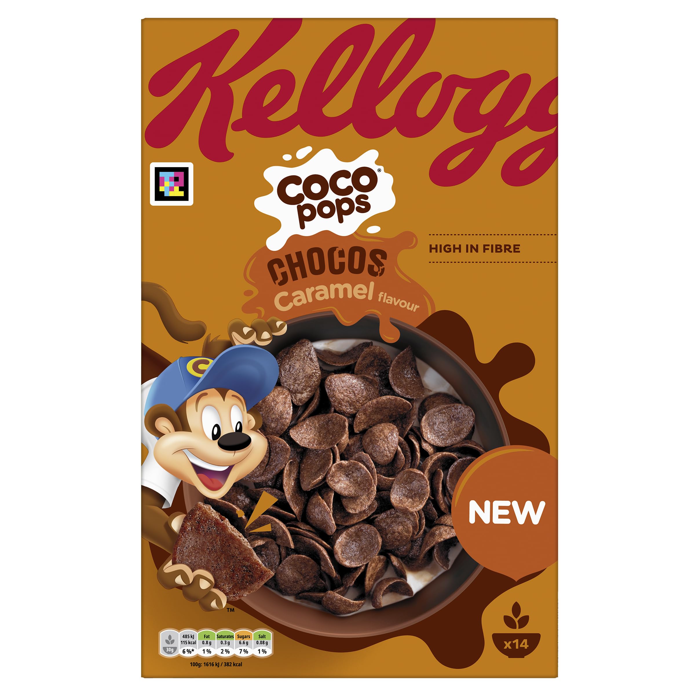 Kellogg's Coco Pops Chocos Salted Caramel 430g 3