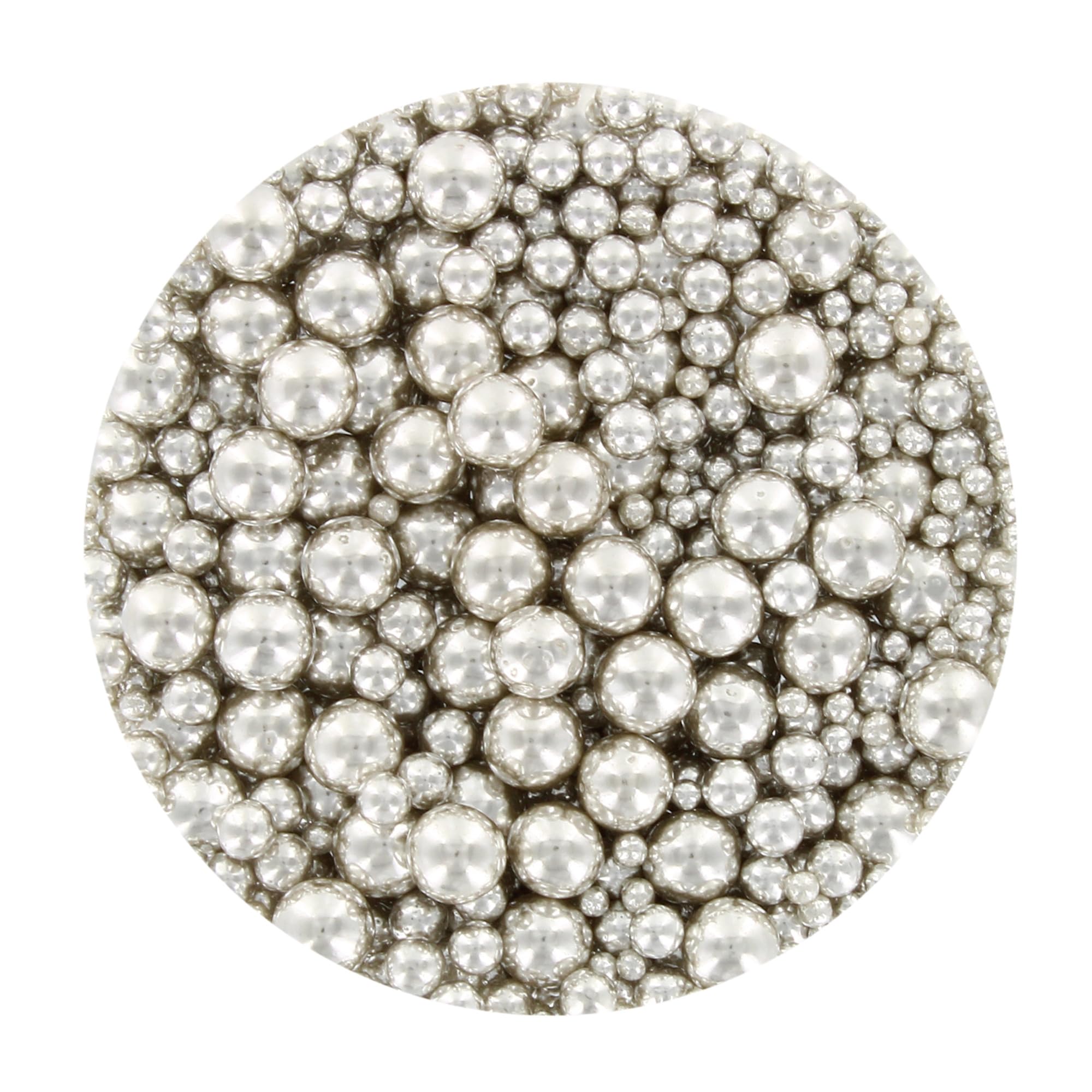 Mit Liebe gebacken – Silberperlen-Streusel 100 g | Essbare Kuchendekorationen 7