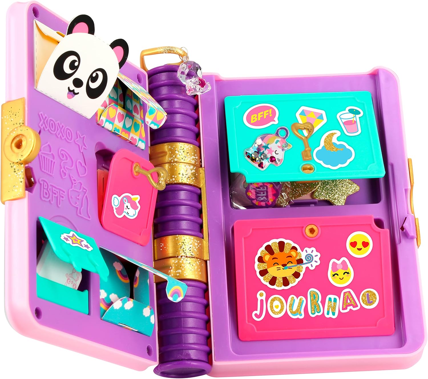 Funlockets Secret Journal NEW Glitter Edition. Secret Lockable Girl’s Diary with 5