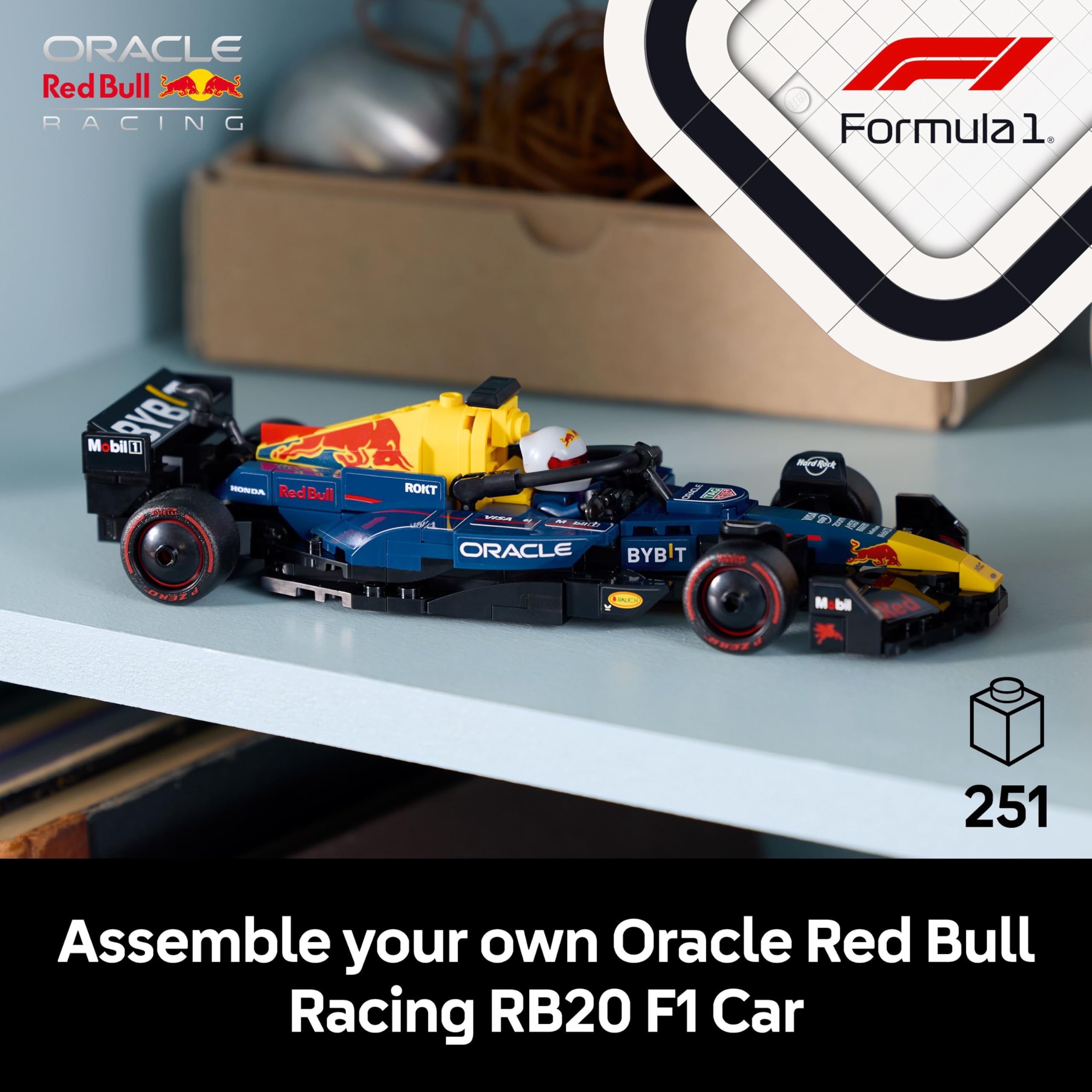 LEGO Speed Champions Oracle Red Bull Racing RB20 F1 Race Car Model 77243 | Ages 18+ 3