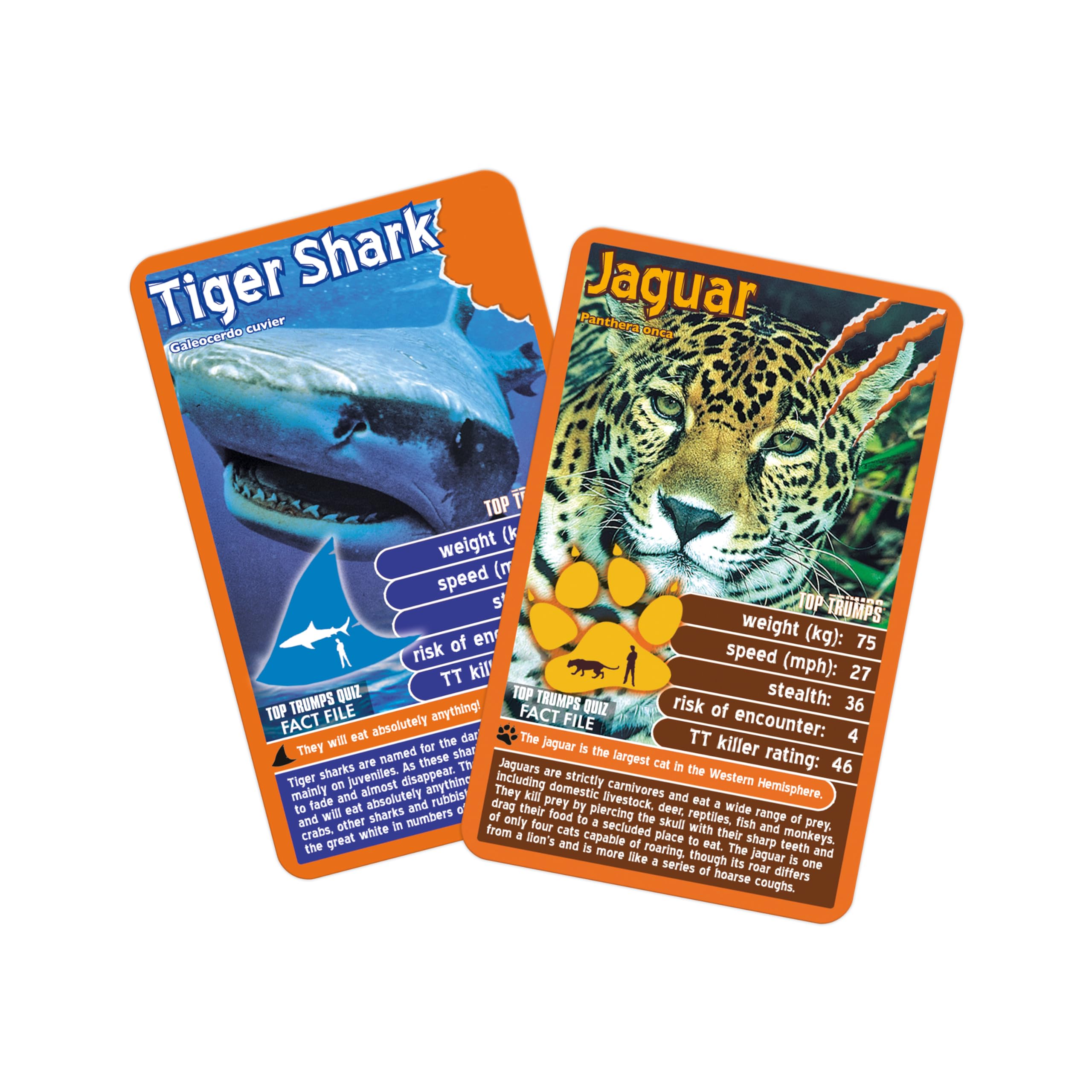 Top Trumps Deadliest Predators Card Game - Educational Wildlife Battle Game with Great White Shark, Komodo Dragon & King Cobra 7