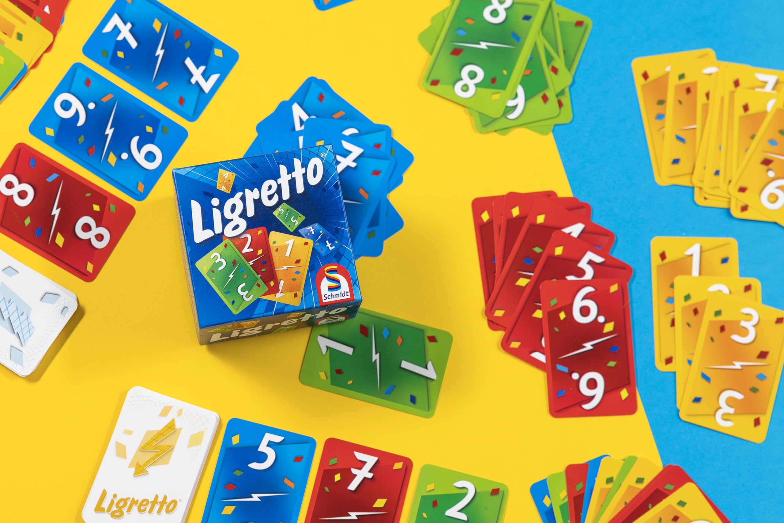 Schmidt Ligretto Blue Card Game | Ages 8+ | 2-4 Players | 15 Mins Playing Time 2