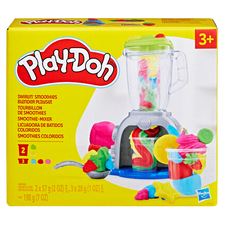 Play-Doh Swirlin' Smoothies Toy Blender Playset - Creative Kitchen Roleplay for Ages 3+