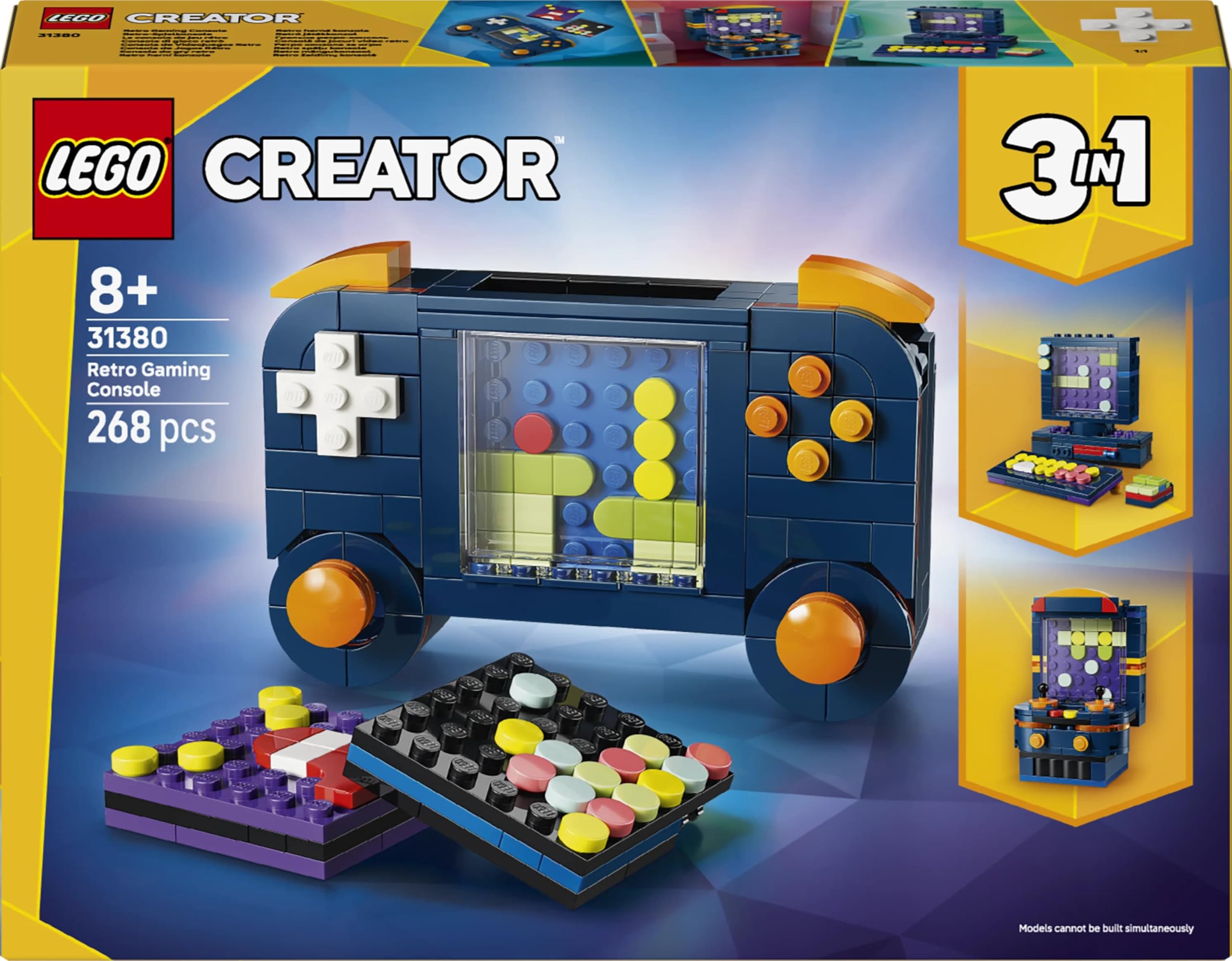 LEGO Creator 3in1 Retro Gaming Console 31380 Building Set | Transforms into Arcade Machine or Mini Computer | Ages 8+ 5