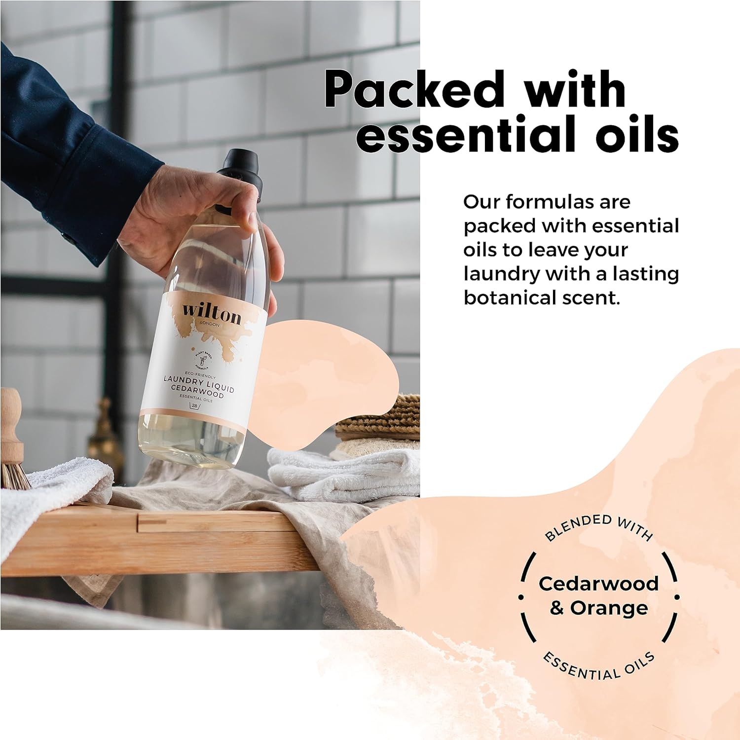 Wilton London Eco Friendly Cedarwood Laundry Liquid (1kg) 7