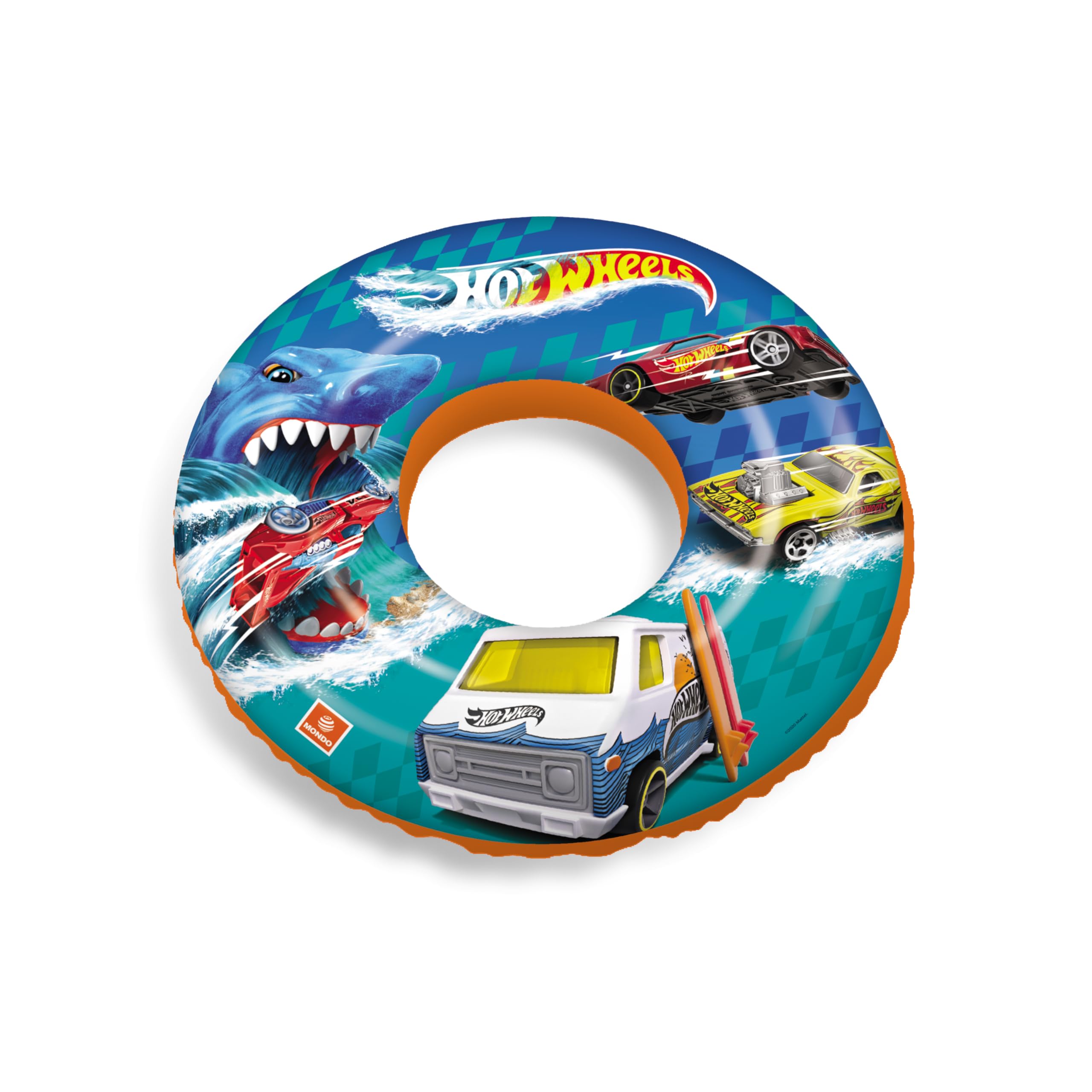 Mondo Hot Wheels Inflatable Swim Ring - Age 2+ | Multicolored | 500mm 1