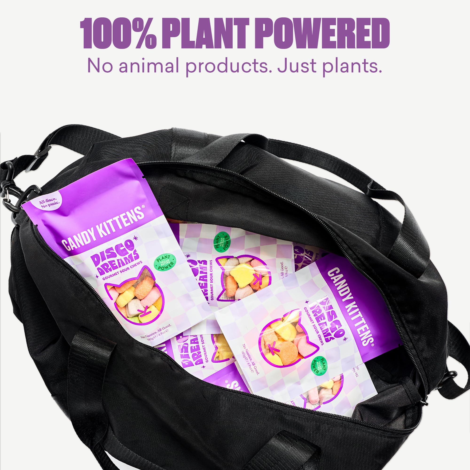 Candy Kittens Disco Dreams Vegan Sweets – 140g Fizzy Treats with Real Fruit Juice, Plant-Based Pick and Mix Snack 5