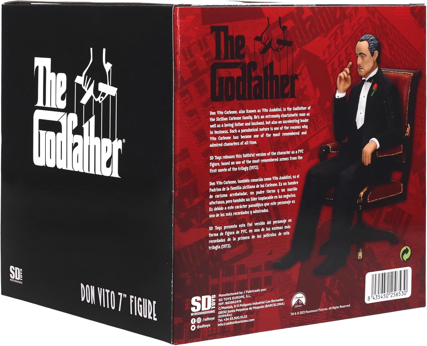 SD TOYS Pate Vito Corleone 15 cm Sammelfigur 8