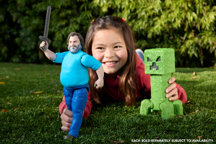 Mattel Minecraft 12-inch Posable Steve Action Figure - Movie Edition