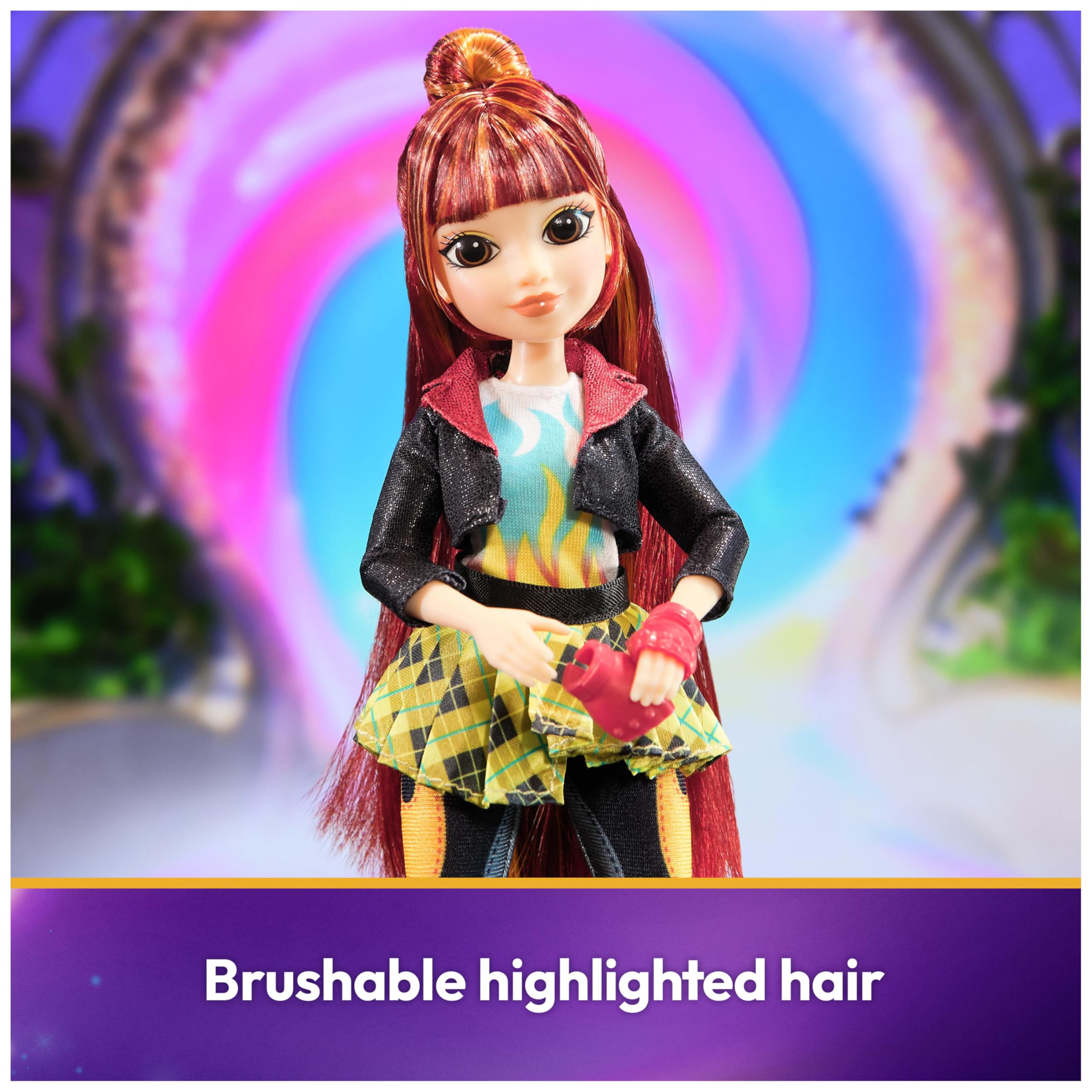 Unicorn Academy Valentina Doll - 24cm with Highlighted Hair & 5 Fashion Accessories 12