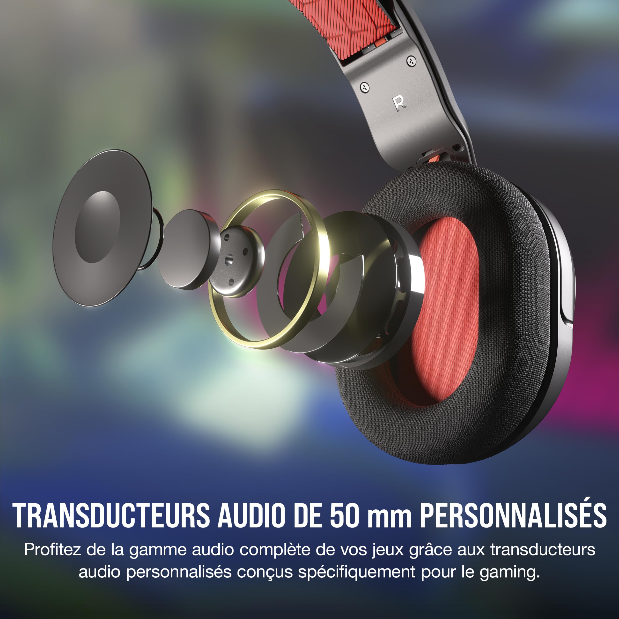 Corsair HS35 v2 Multiplatform Wired Gaming Headset - Carbon | Omni-Directional Mic 4