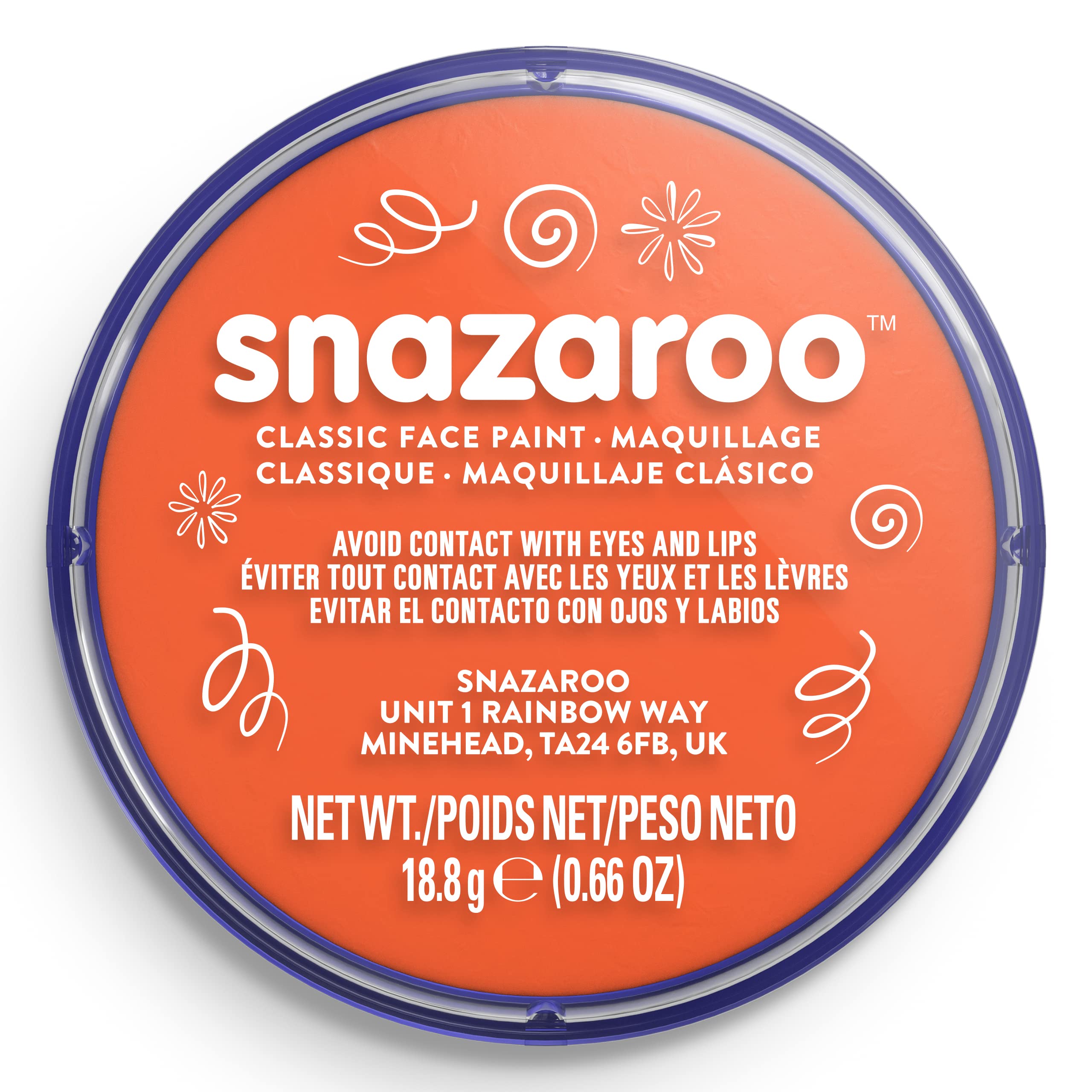 Snazaroo - Classic Face and Body Paint (Orange, 18ml) 6