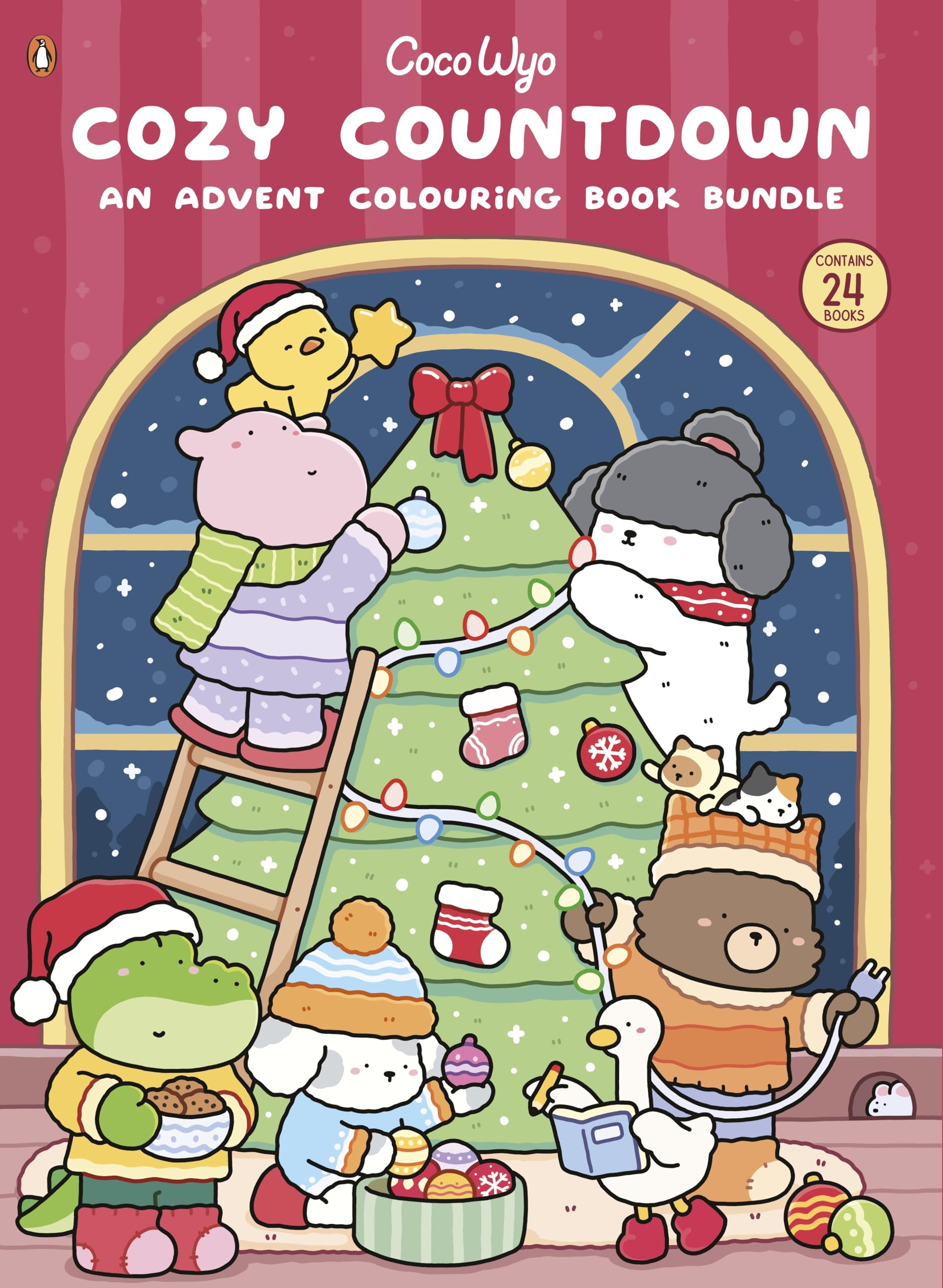 Coco Wyo Cozy Countdown - An Advent Colouring Book Bundle | Paperback | 576 Pages | Ages 12+ 1