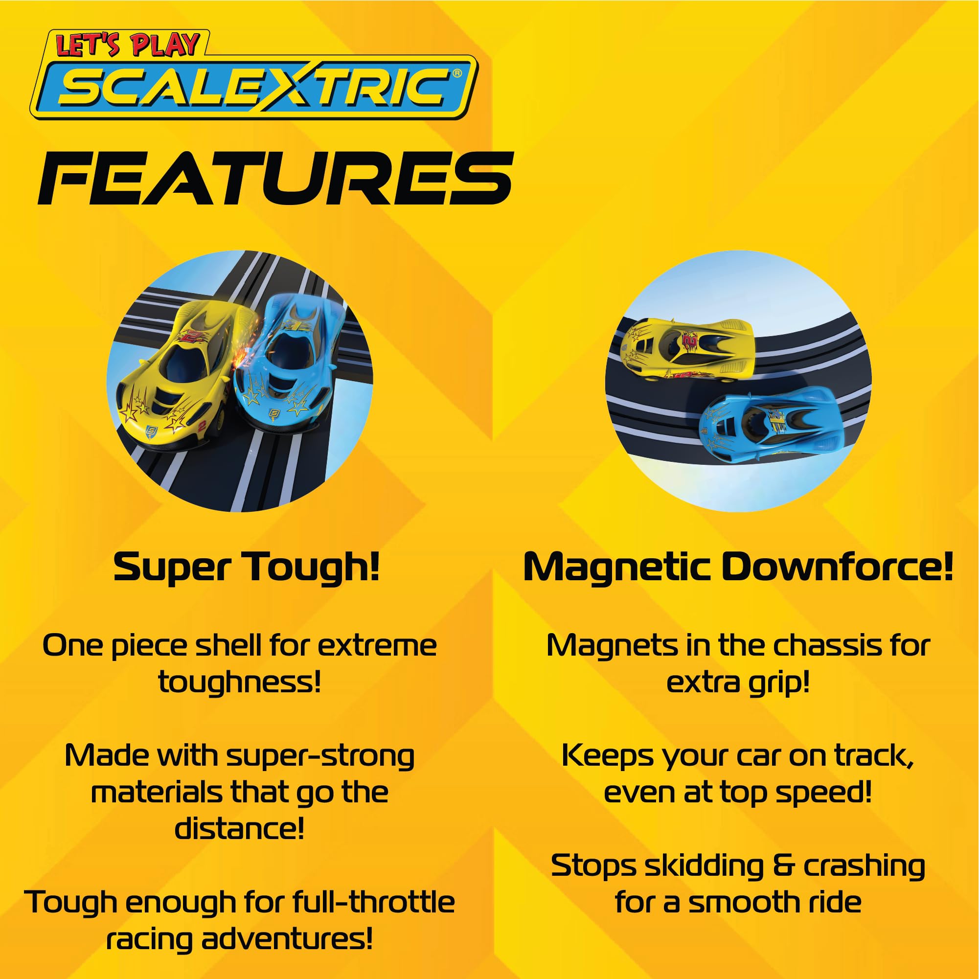 Scalextric Let's Play! G1188M Racing Track Set - Ages 3+ | Battery Powered | 2 Cars Included 4