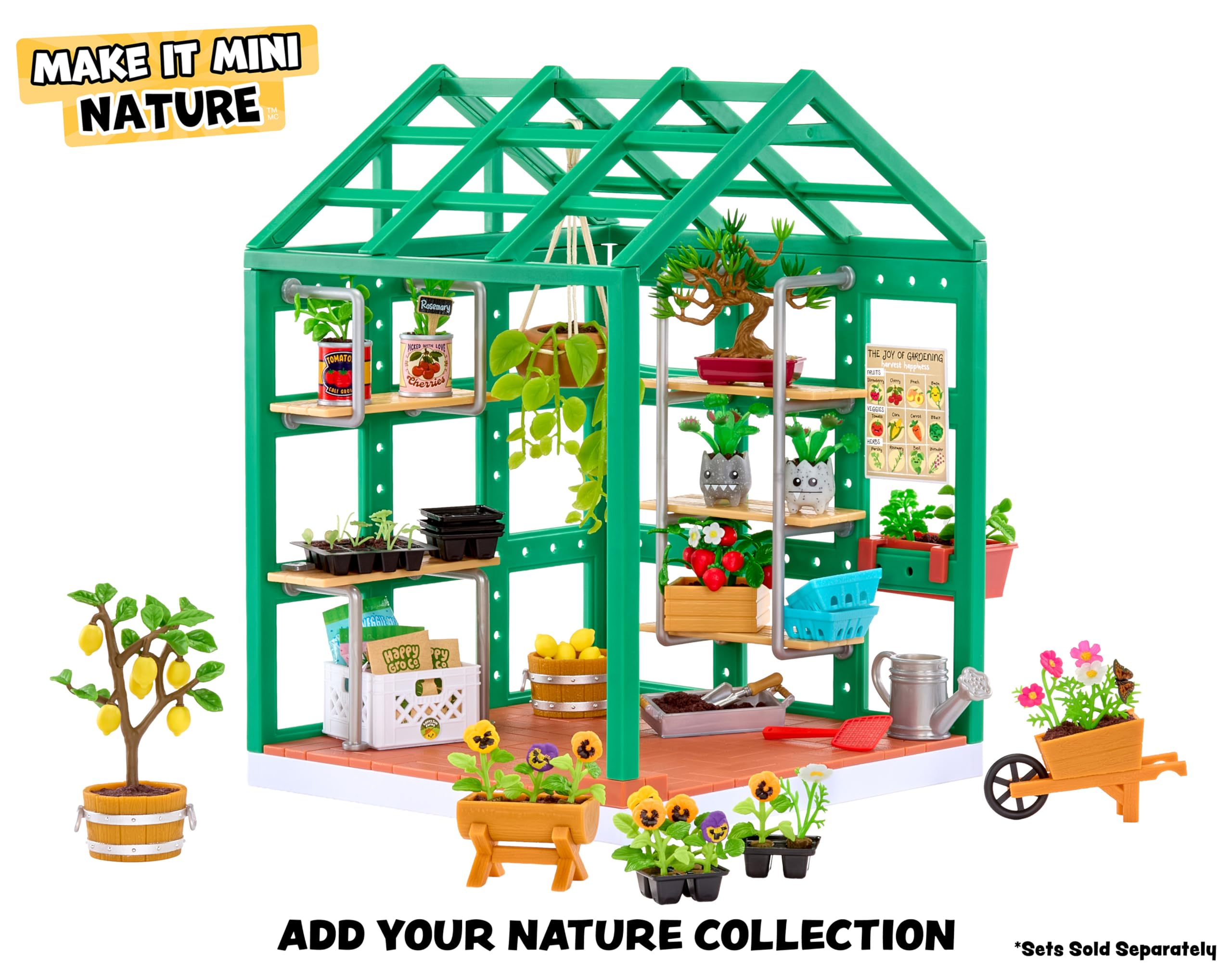 MGA's Miniverse Make It Mini Spaces Greenhouse - Building Set | Customization | Ages 8+ 3