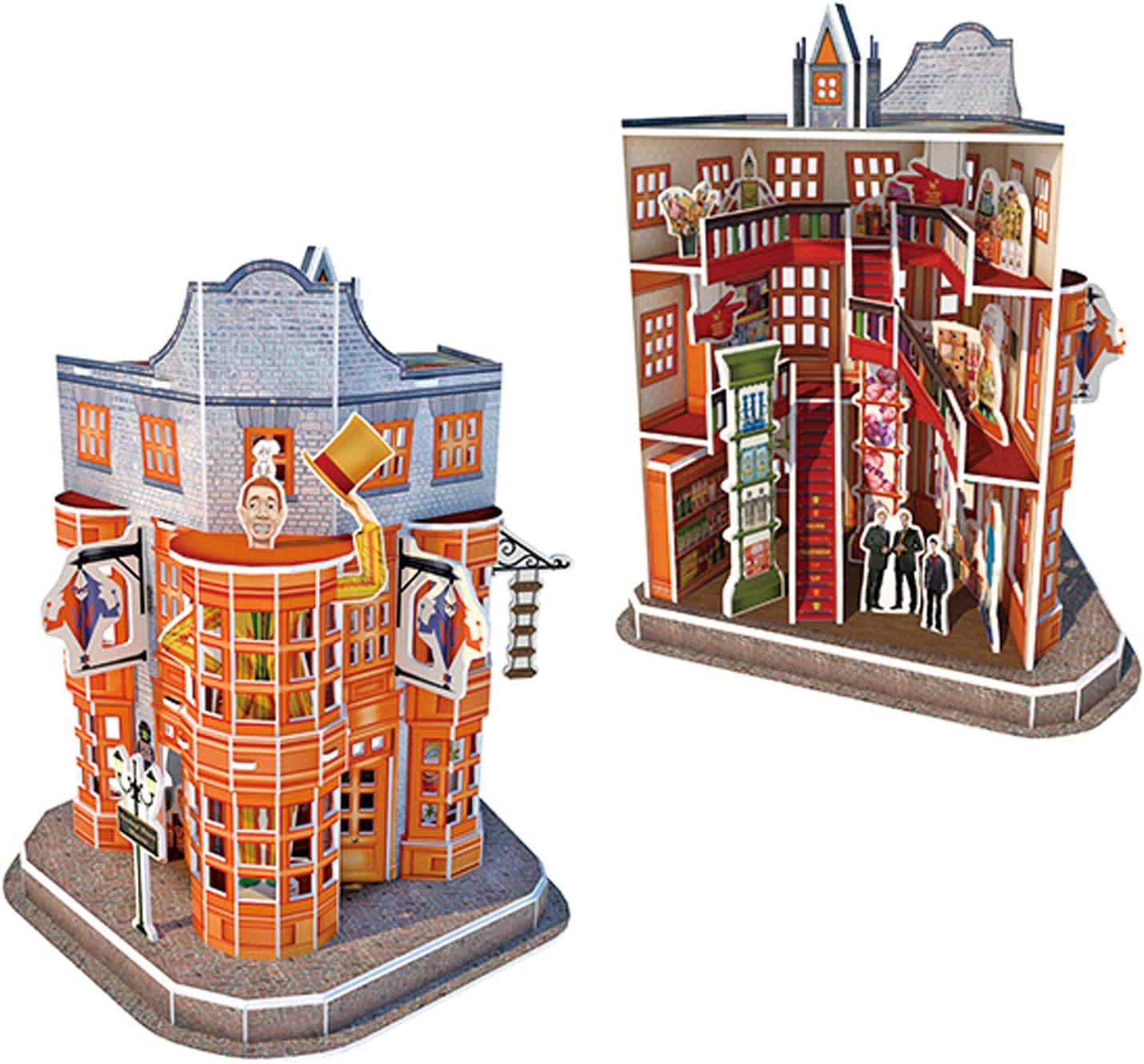 Harry Potter 7585 Diagon Alley 4-in-1 3D Puzzle Set - Foam Building Kit for Ages 8+ 2