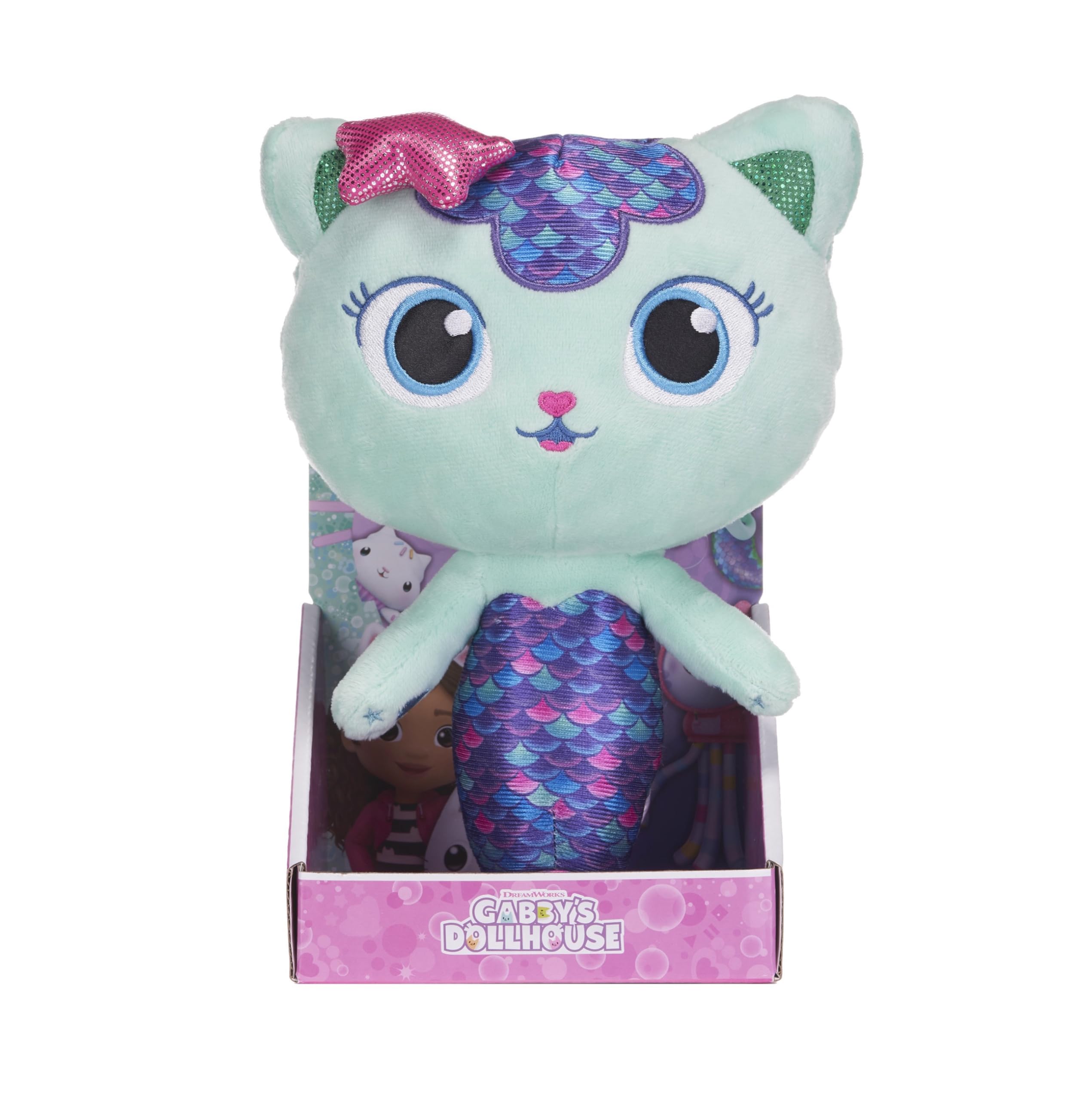 Posh Paws Gabby's Dollhouse Mercat Soft Plush Toy - 25cm (10-inch) | Suitable from Birth 1