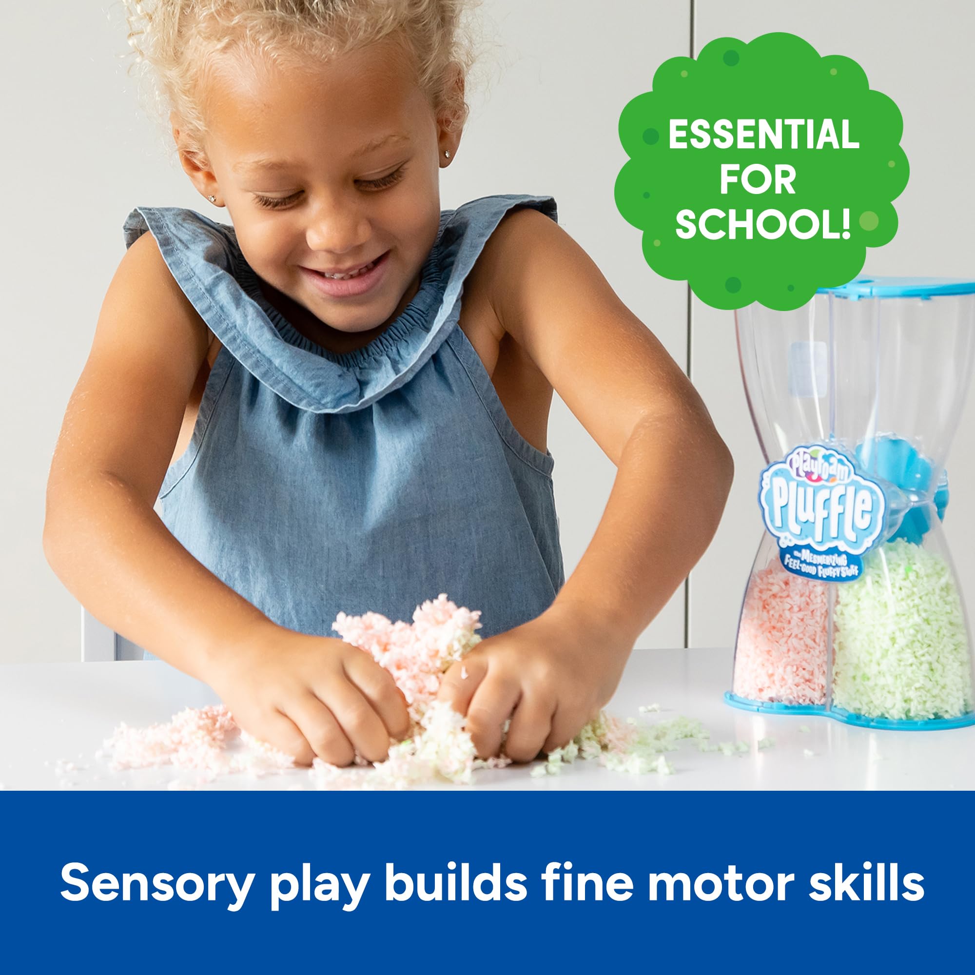 Educational Insights Playfoam Pluffle Twist Glow - Sensory Fidget Toy for Ages 3+ 5