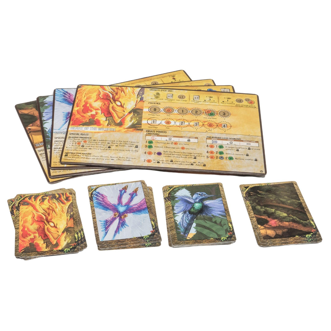 Greater Than Games Spirit Island: Feather & Flame Foil Panels - Premium Board Game Accessory