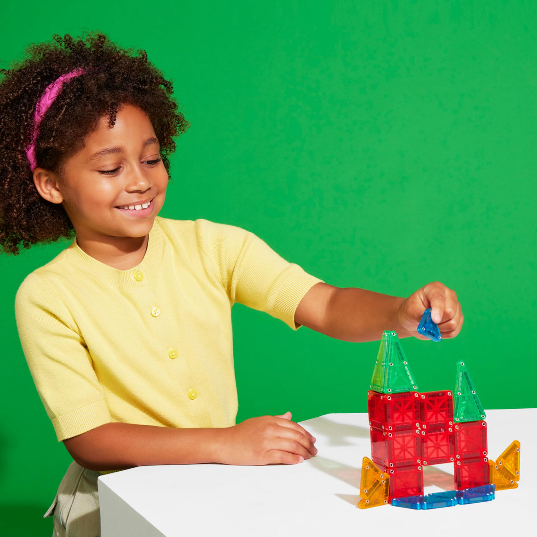 Magna-Tiles microMAGS 26-Piece Travel Magnetic Construction Set - Ages 3+ Building Toy