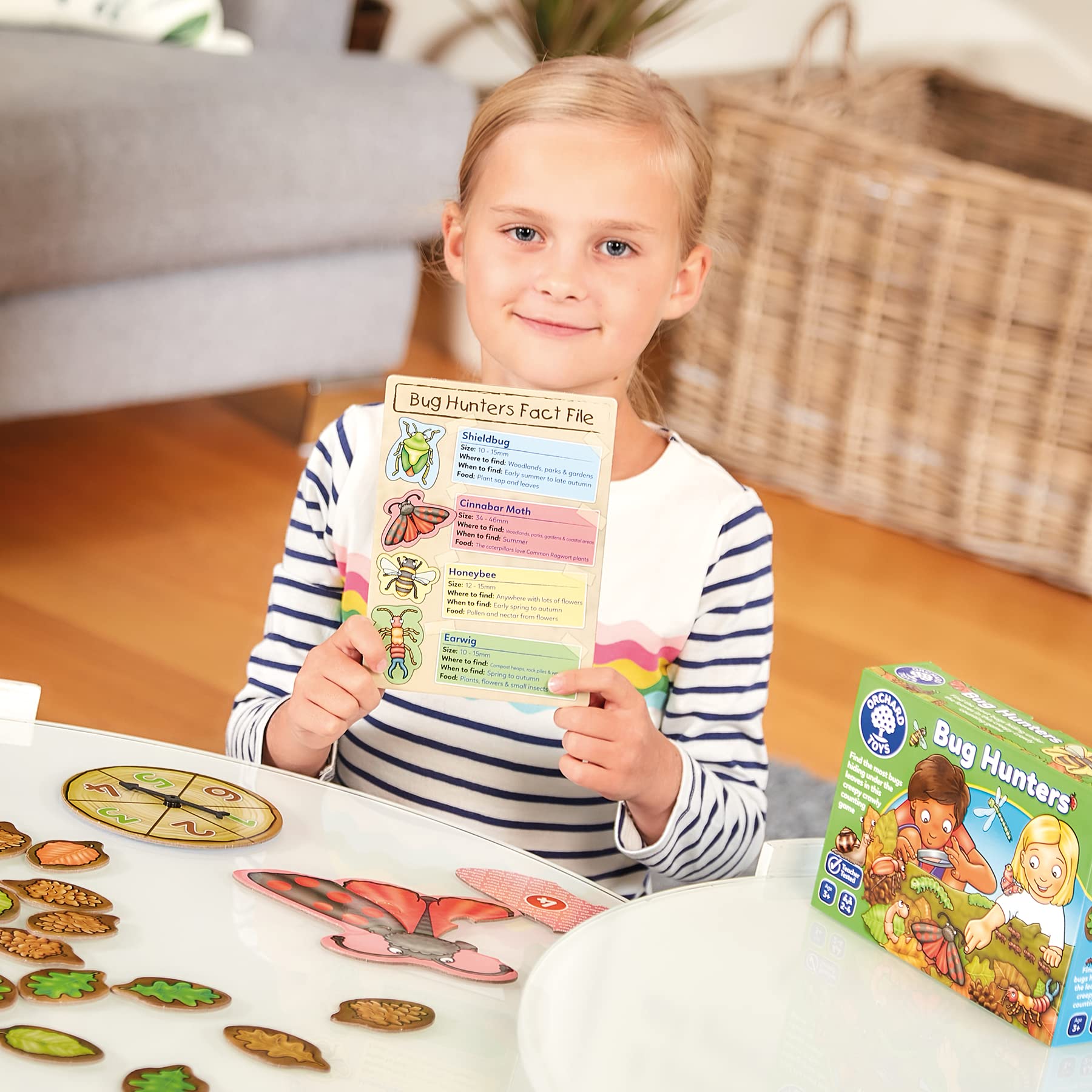Orchard Toys Bug Hunters Counting Game - Ages 3+, 2-4 Players, Educational Nature Theme 7