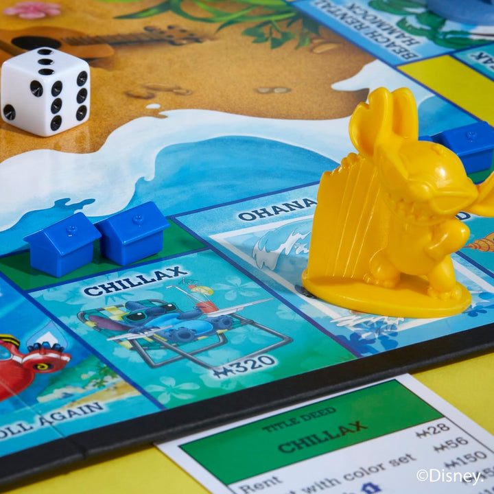 Monopoly Disney Stitch Edition Board Game - English Version