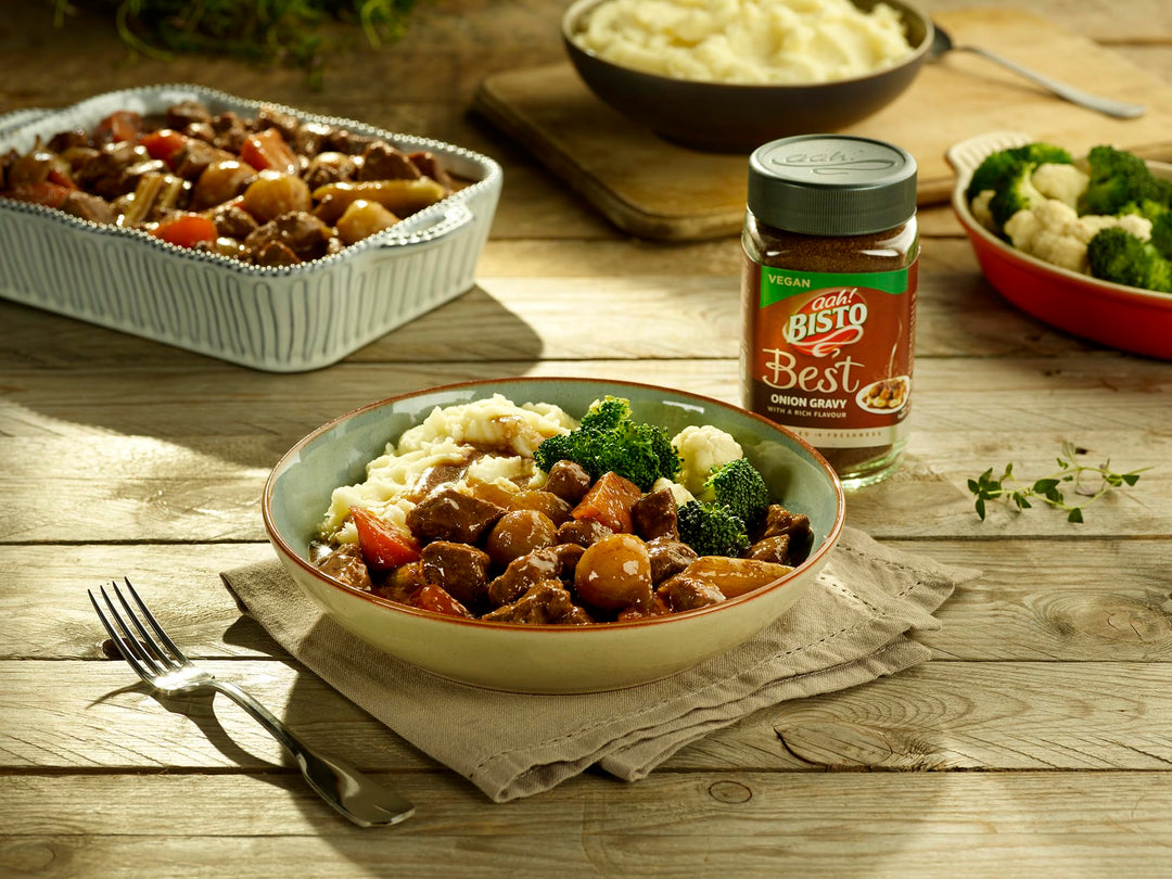 Bisto - Best Vegan Onion Gravy Granules, 230 g Jar