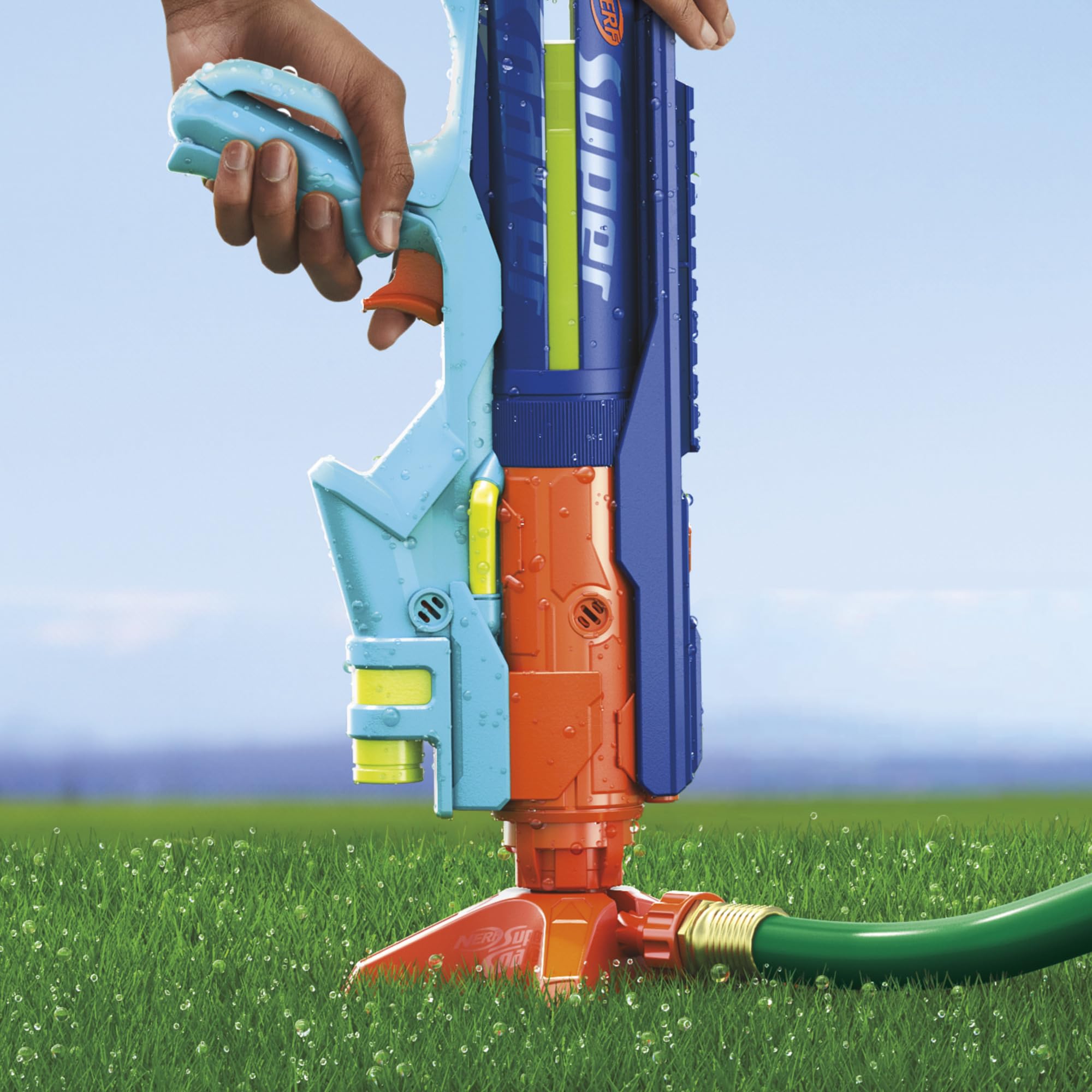 Nerf Super Soaker Power Drench Water Blaster - Easy Fill Station, Pulse Bursts | Ages 8+ 3