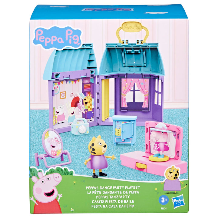 Peppa Pig Peppa's Dance Party Playset - Interactive Twirling Stage & Dress Shop for Ages 3+