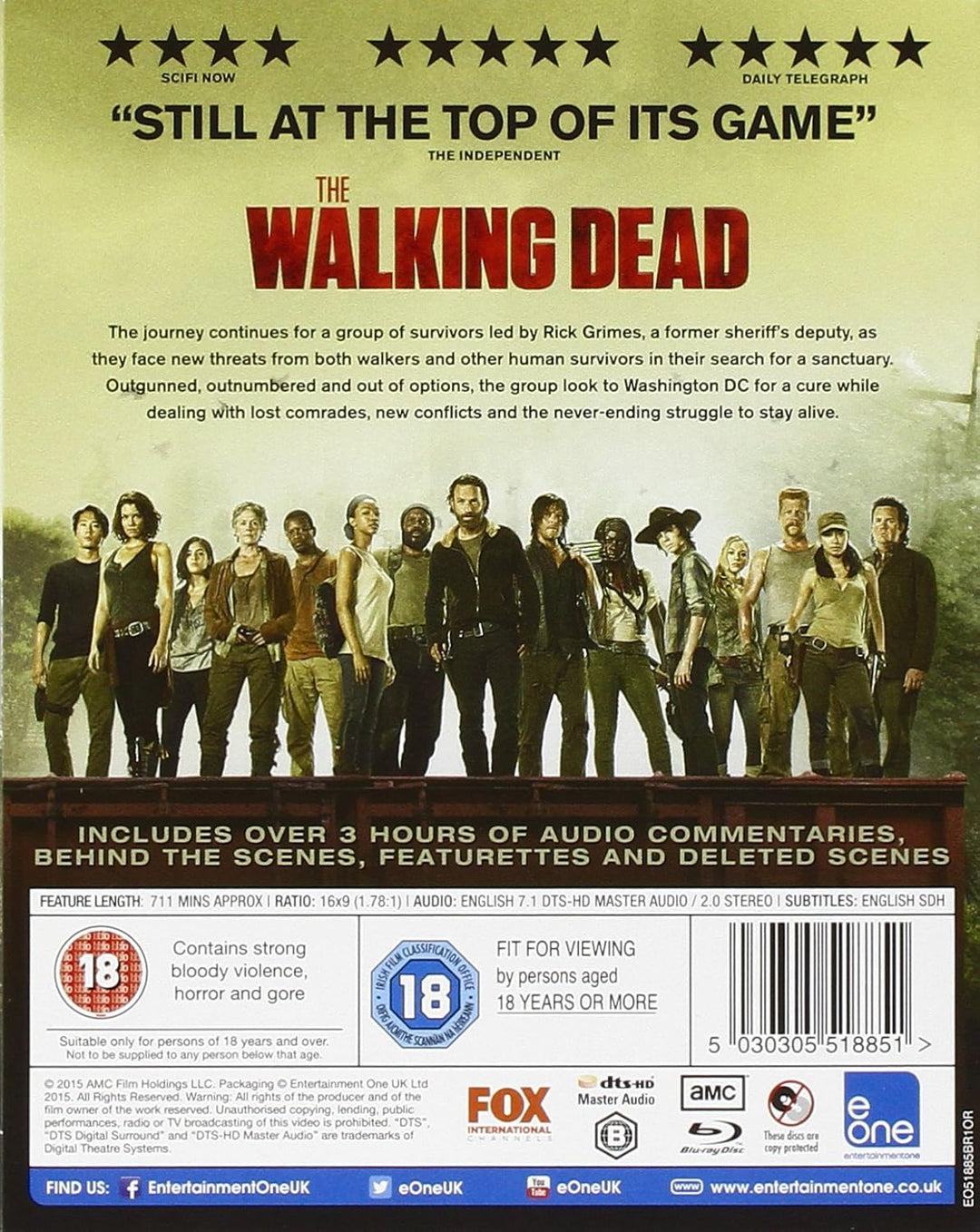 The Walking Dead: The Complete Fifth Season (2014) - DVD Standard Edition (Region 2)