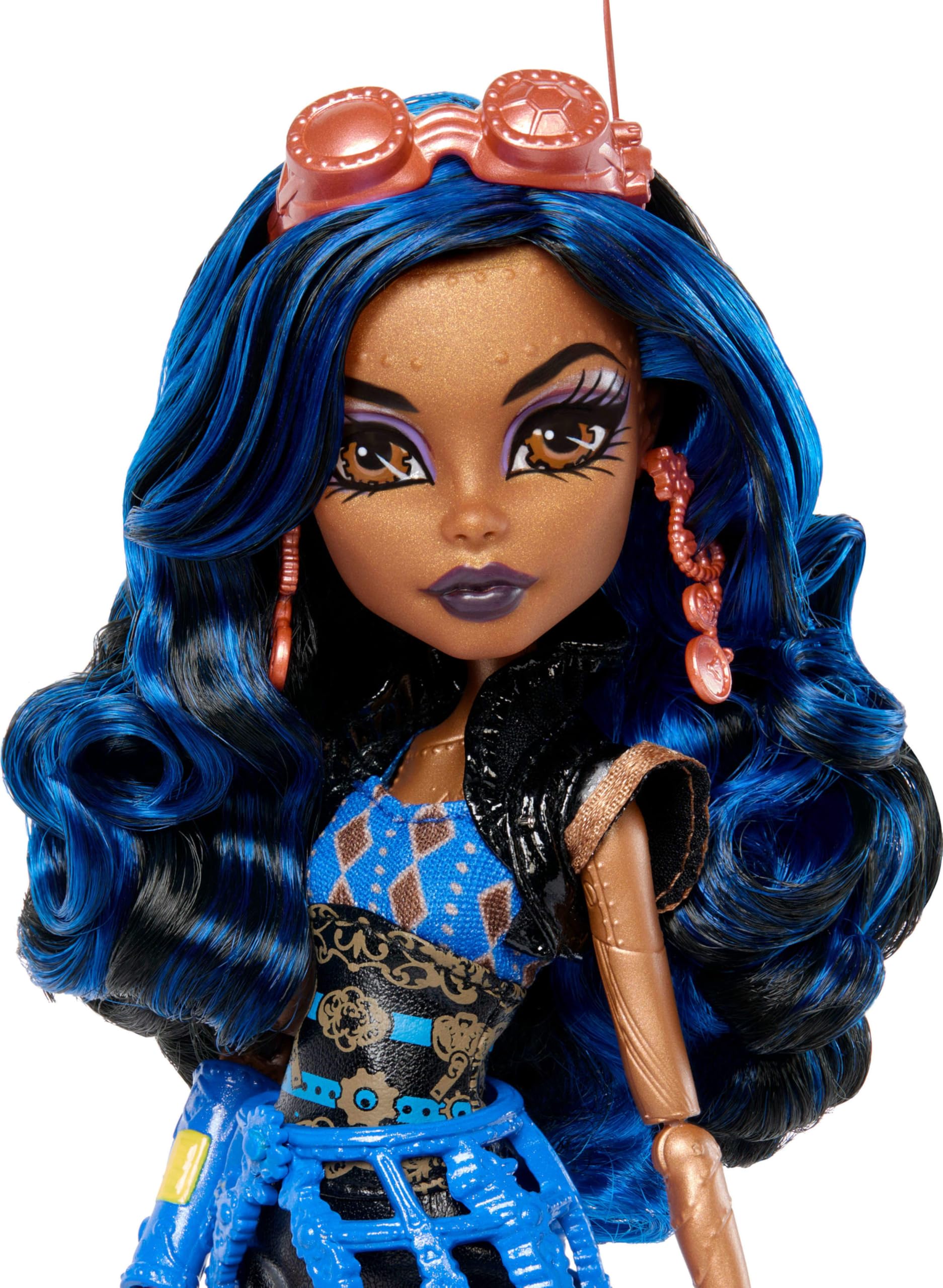 Monster High Robecca Steam Creeproduction Doll - Posable Joints | Includes Pet & Accessories 2