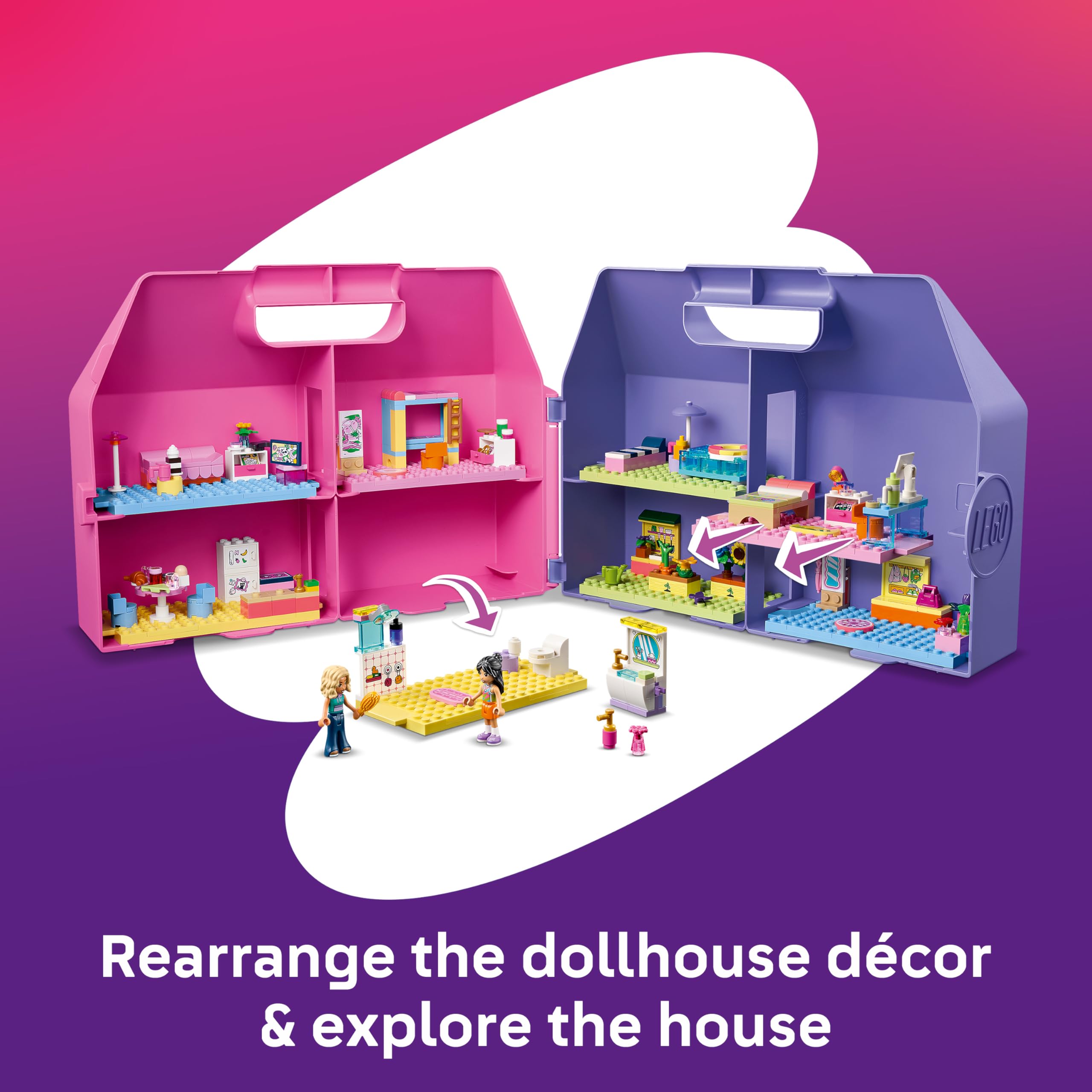 LEGO Friends Creative Dollhouse Suitcase Building Set | Portable Travel Toy | Ages 6+ 3