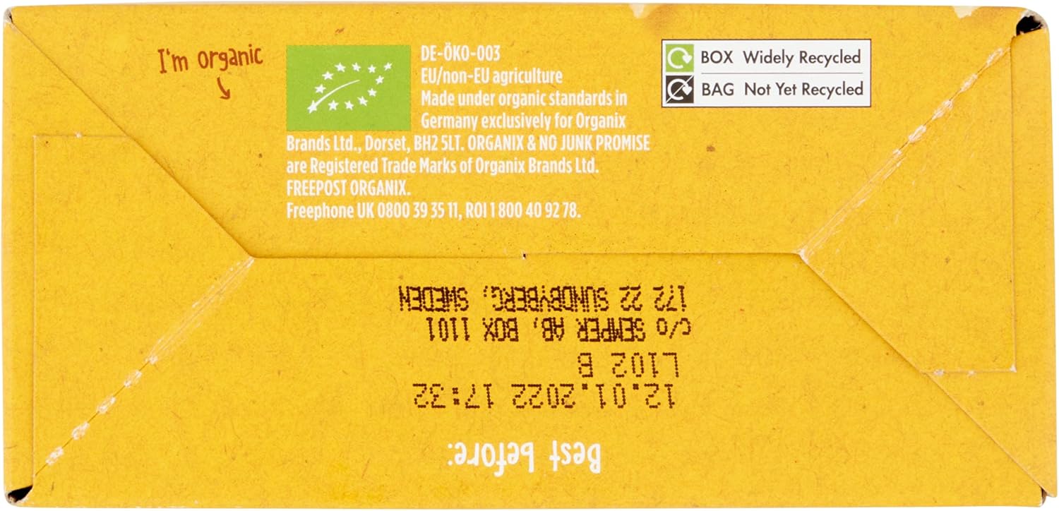 Organix Mini Organic Cheese Crackers Toddler Snack 12+ Months, 4x20g Multipack 3