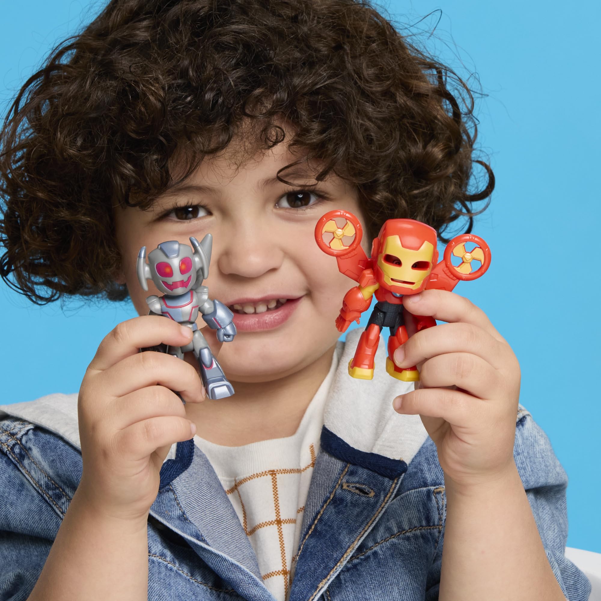 Marvel Iron Man and His Awesome Friends Action Figures - 7.6 cm Poseable Figures with Accessories | Ages 3+ 3