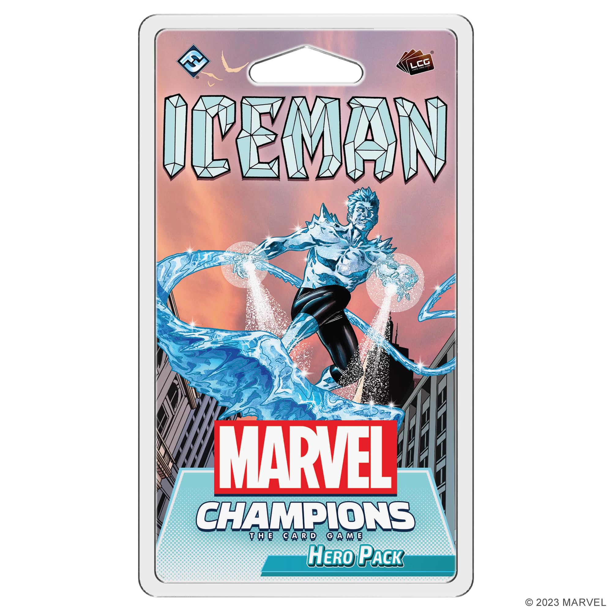 Fantasy Flight Games Marvel Champions The Card Game Iceman Hero Pack 5
