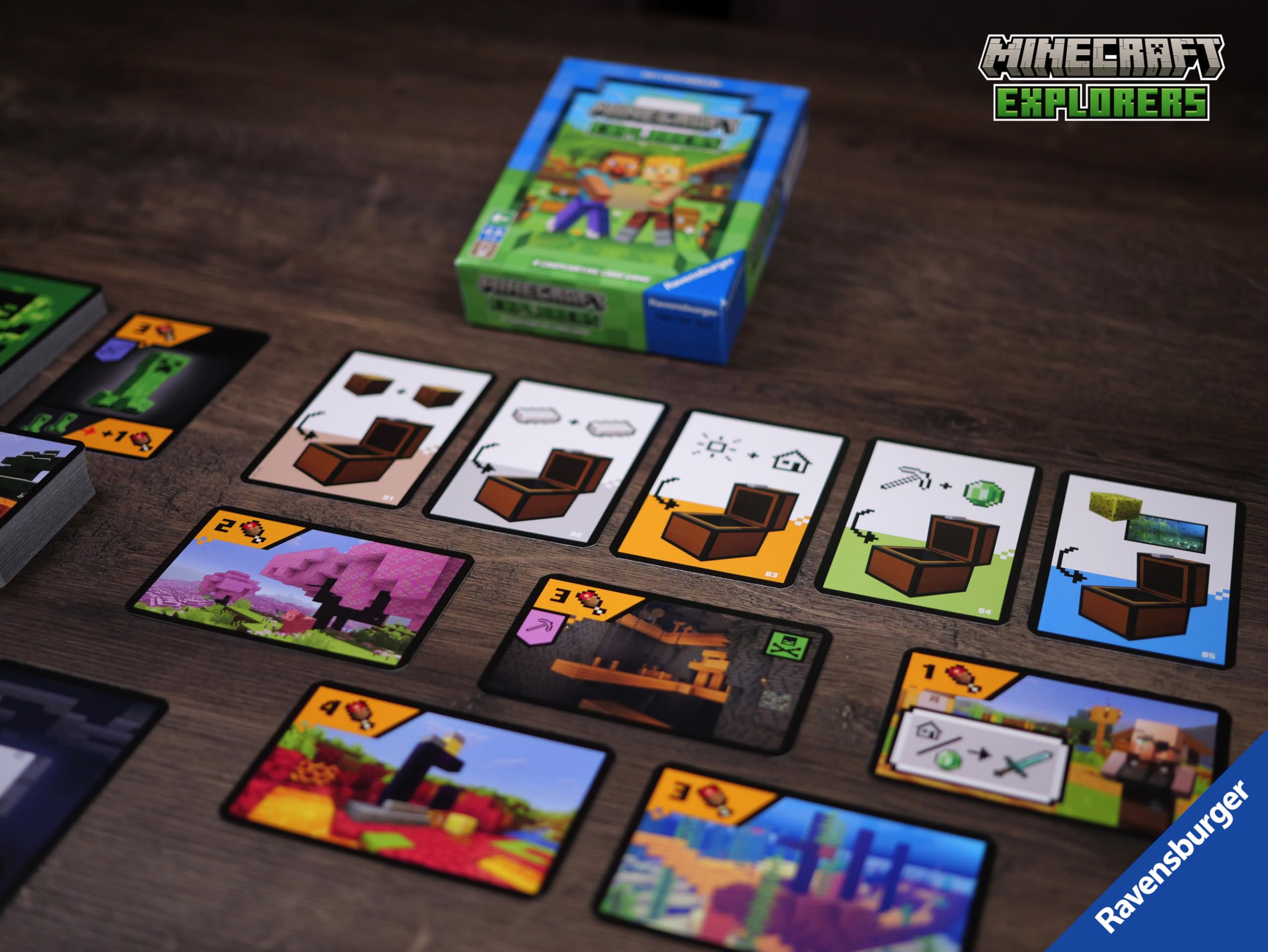 Ravensburger Minecraft Explorers Cooperative Strategy Card Game 21580 7