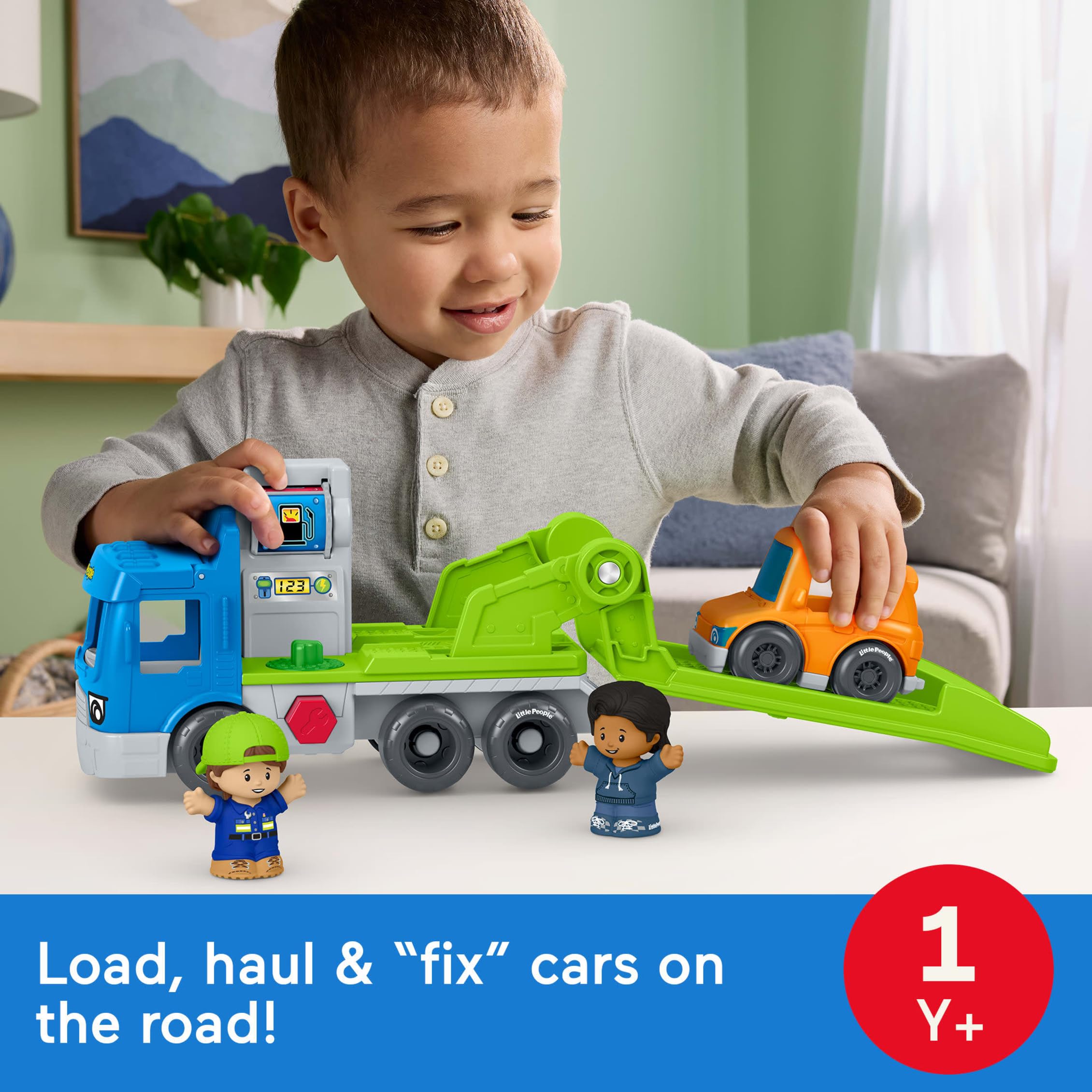 Fisher-Price Little People Load & Roll Hauler Playset - Ages 1Y+ 2