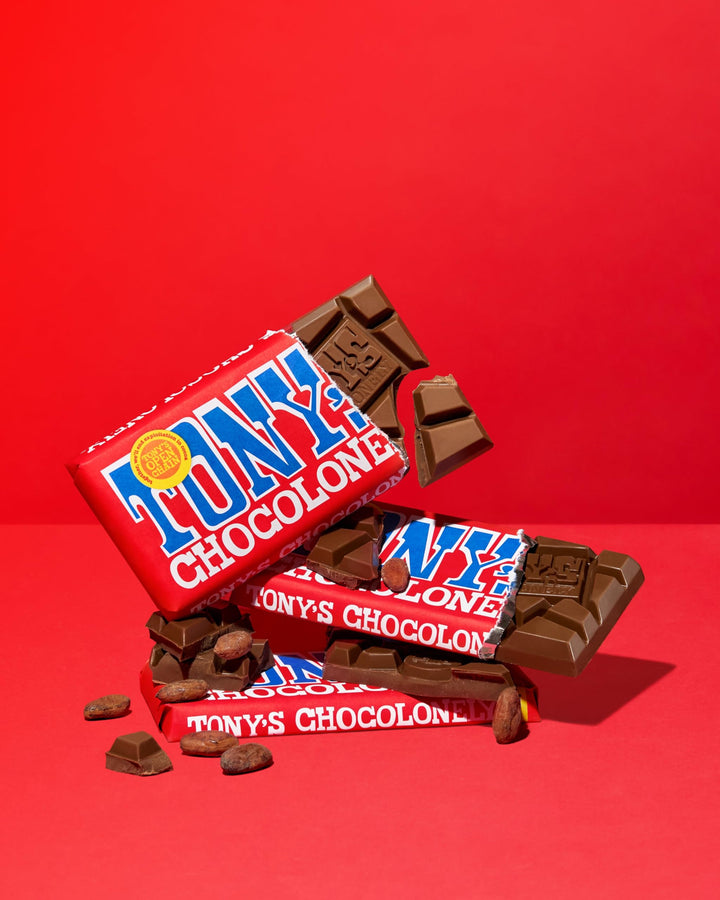 Tony's Chocolonely - Milk Chocolate Bar 180g Belgian Fairtrade
