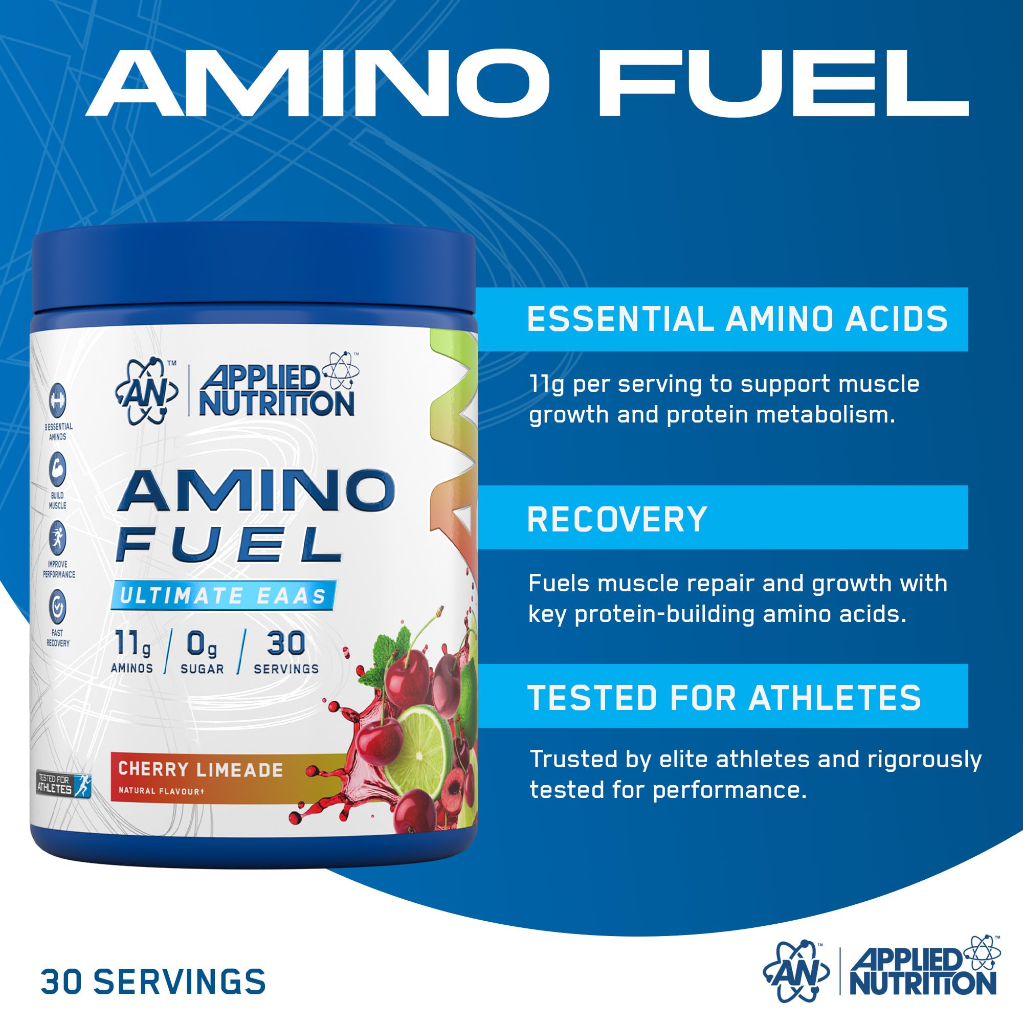 Applied Nutrition Amino Fuel - Essential Amino Acid Powder for Muscle Recovery & Hydration | 30 Servings 3