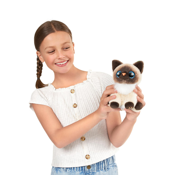 Pets Alive Smitten Kittens Alli - Interactive Electronic Plush Kitten with 10 Realistic Sounds, Ages 3+